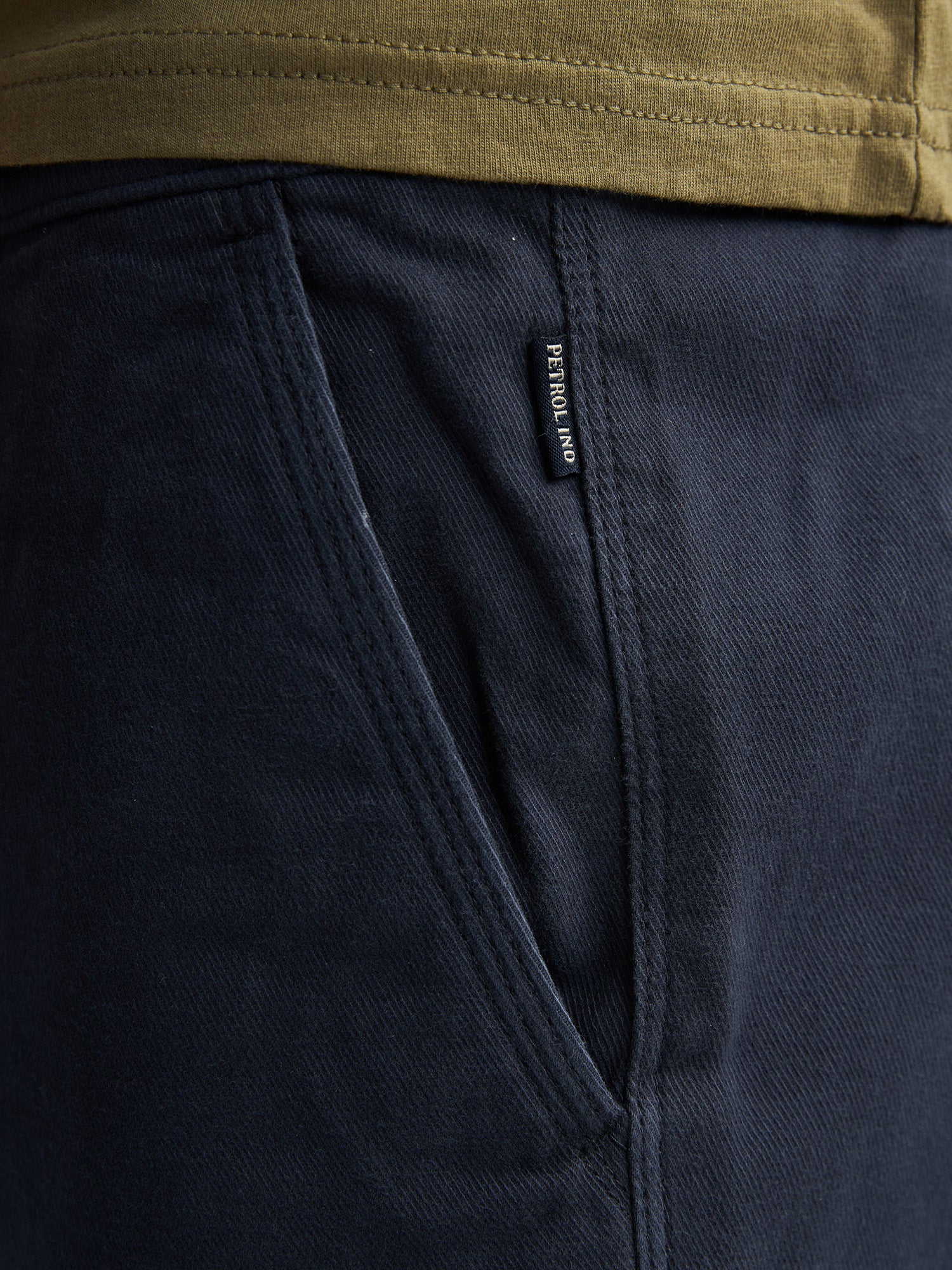 Petrol Industries Men Shorts Chino Fit Navy Blue