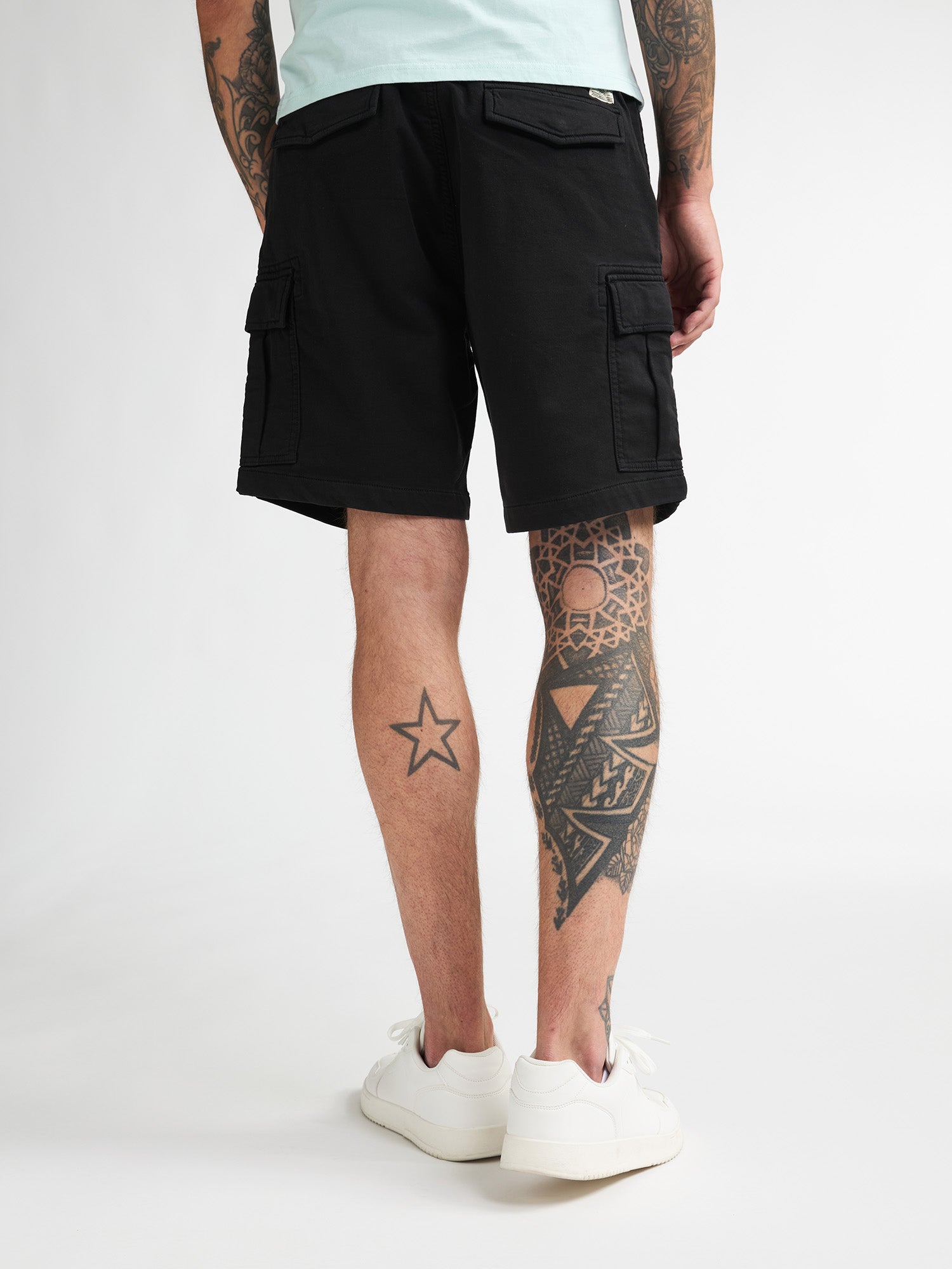 Petrol Industries Men Shorts Cargo Fit Black