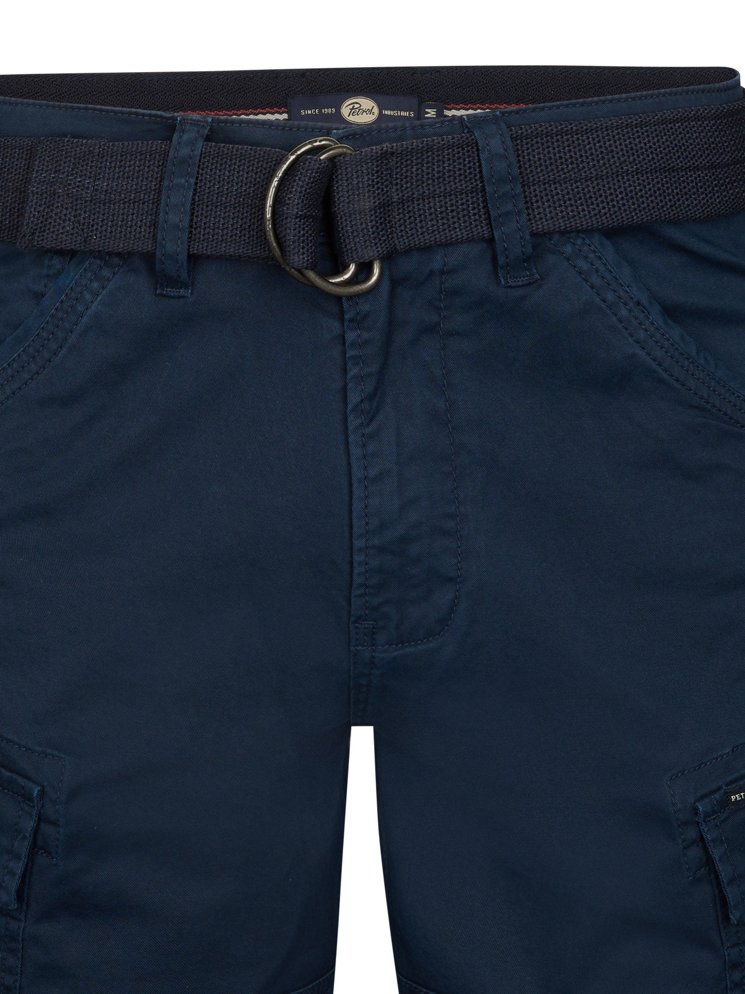 Petrol Industries Men Shorts Cargo Fit Navy Blue