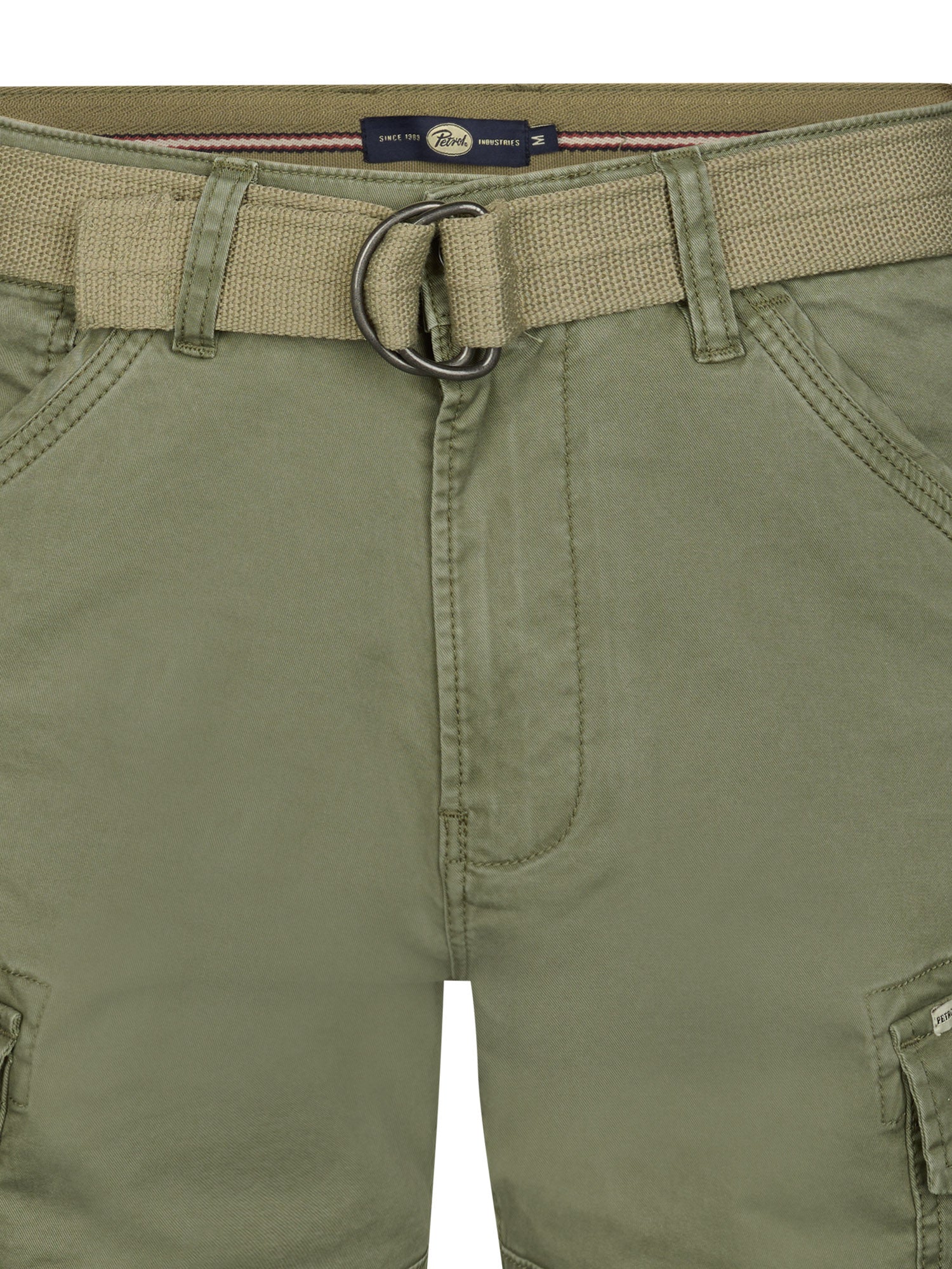 Petrol Industries Men Shorts Cargo Fit Dusty Army