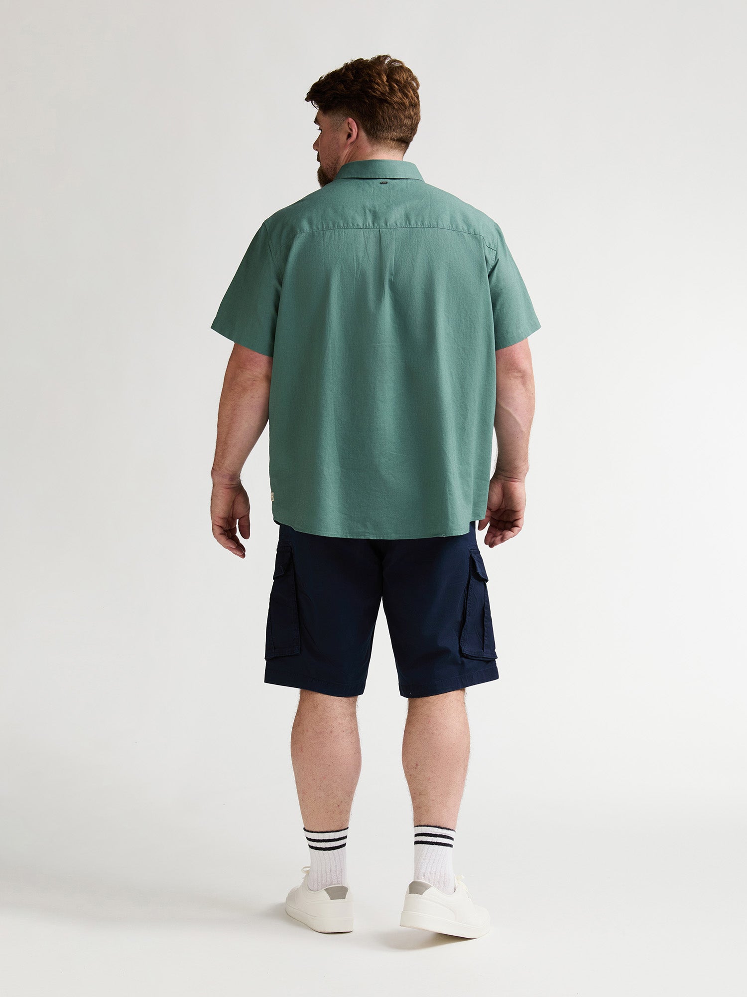 Petrol Industries Men Shorts Cargo Plus Fit Navy Blue