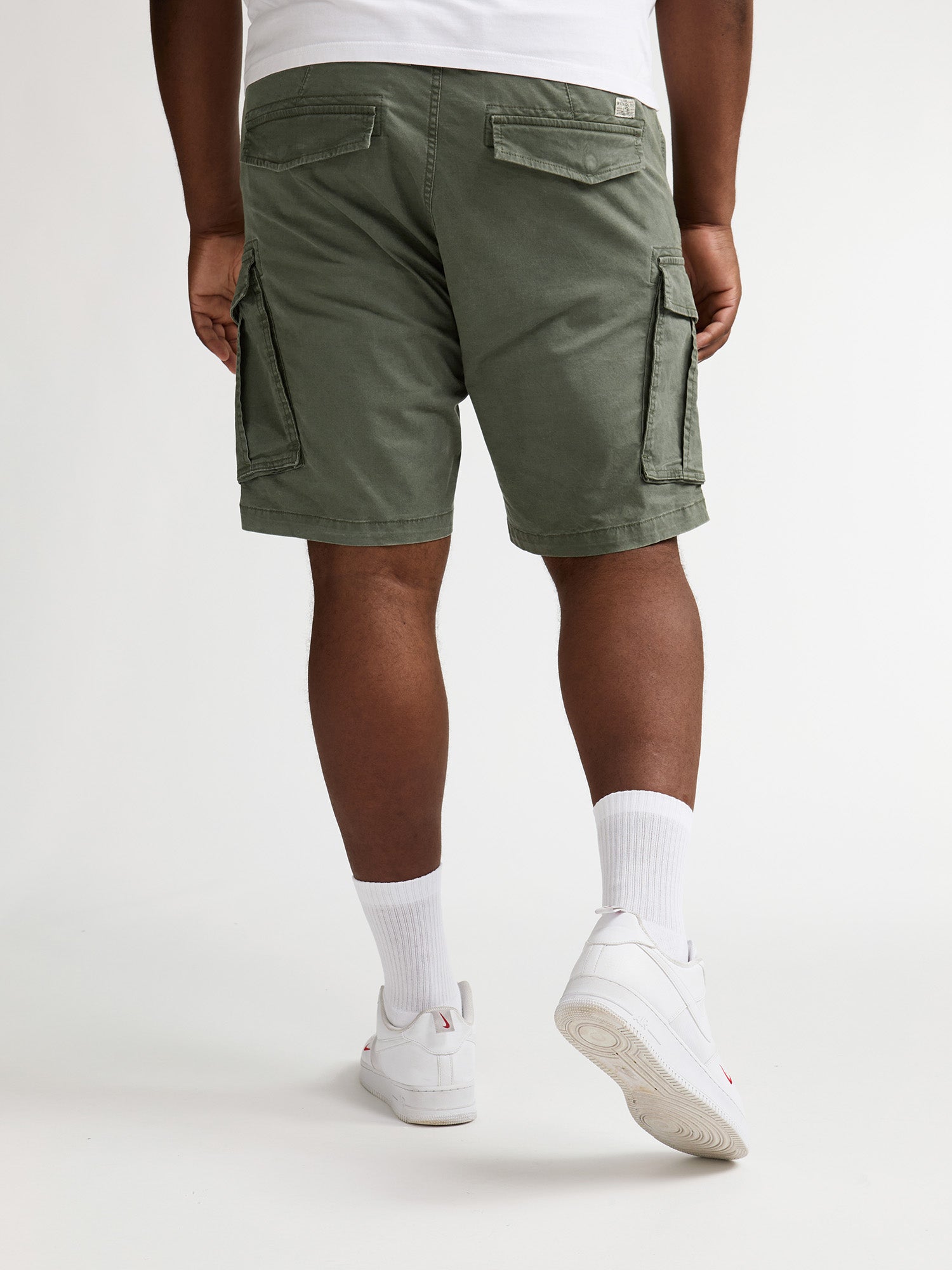Petrol Industries Men Shorts Cargo Plus Fit Dusty Army