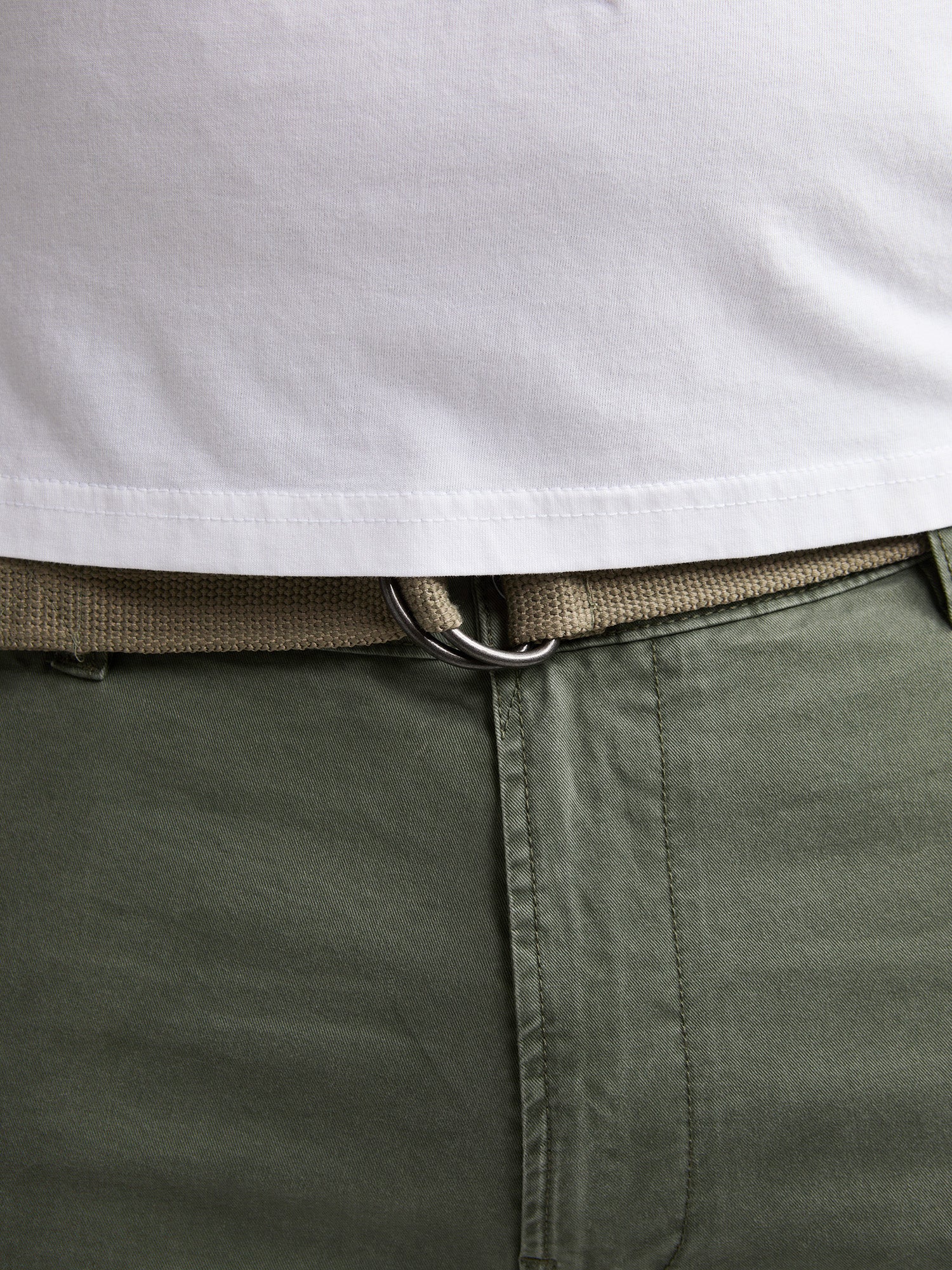 Petrol Industries Men Shorts Cargo Plus Fit Dusty Army
