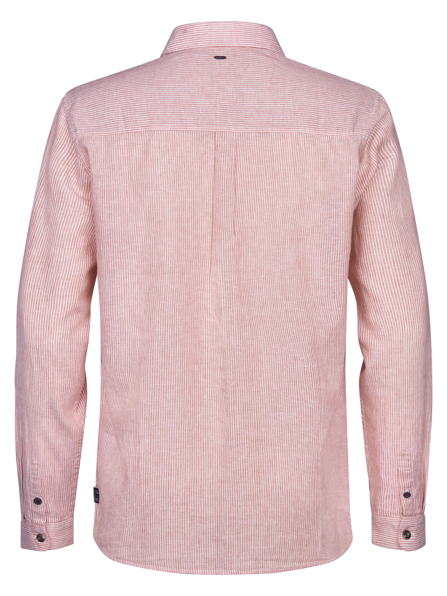 Petrol Industries Men Shirt Long Sleeve Uni Regular Fit Light Coral