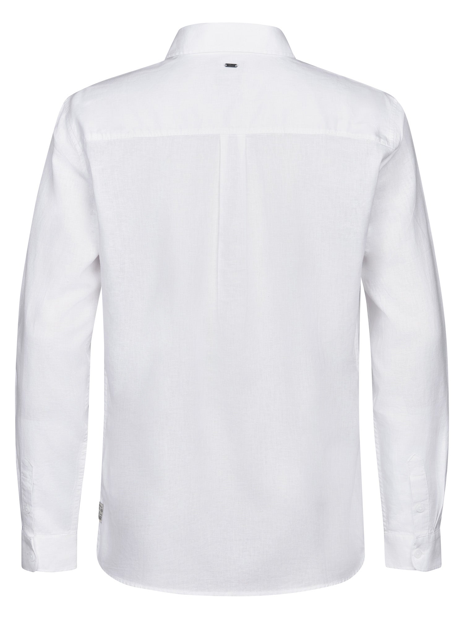Petrol Industries Men Shirt Long Sleeve Uni Regular Fit Bright White
