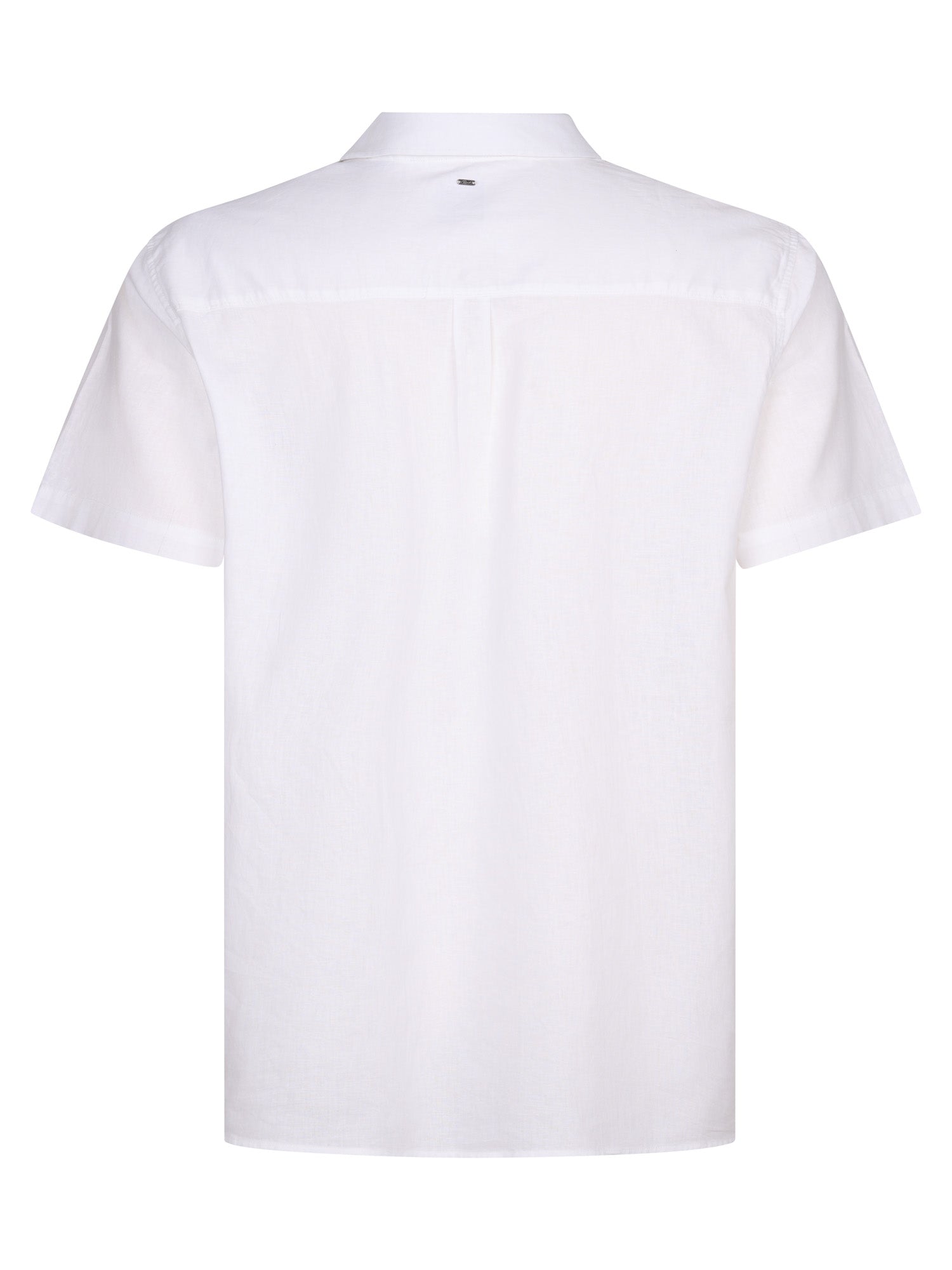 Petrol Industries Men Shirt Short Sleeve Uni Regular Plus Fit Bright White