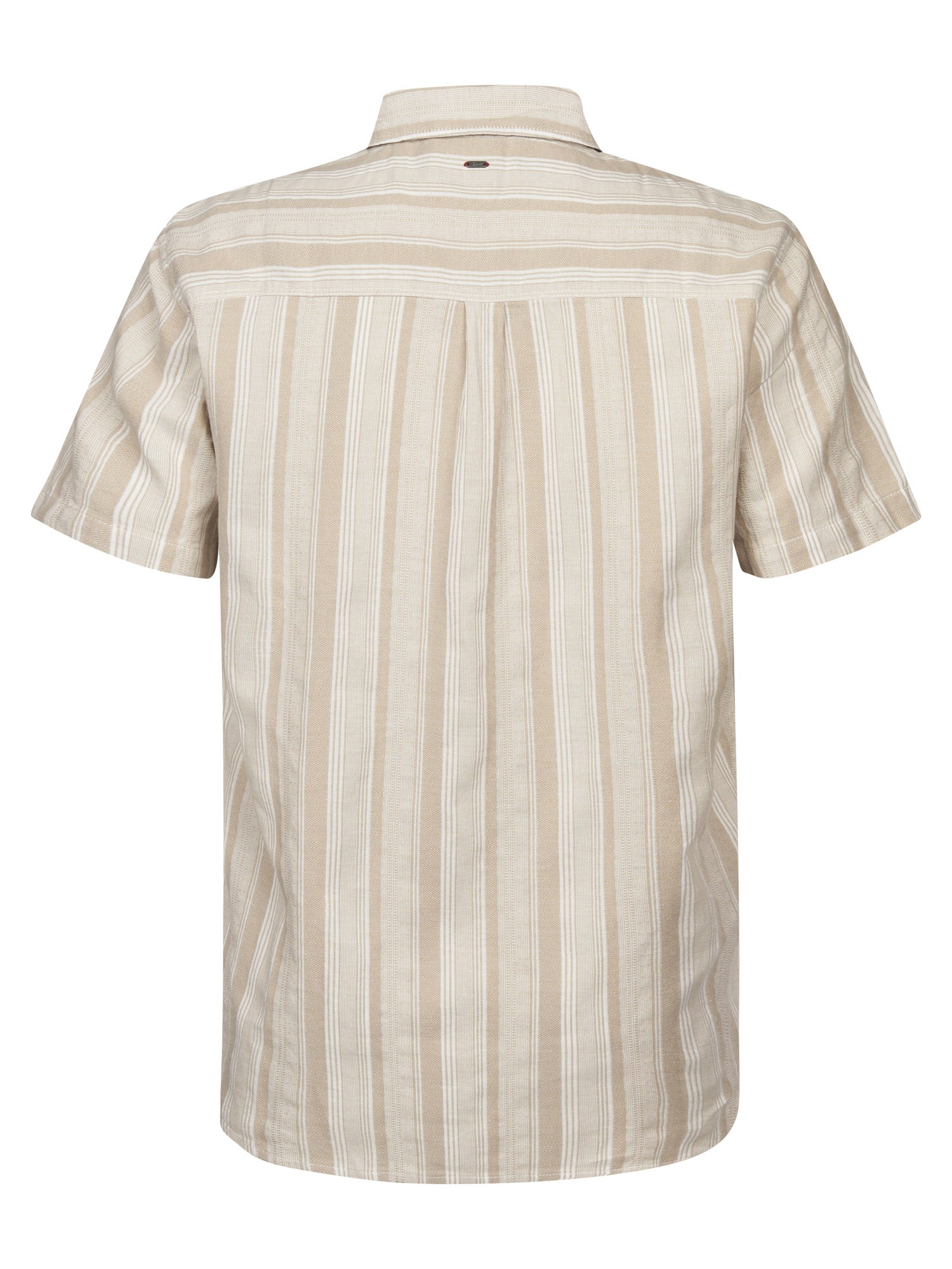 Petrol Industries Men Shirt Short Sleeve Uni Regular Fit Light Tan