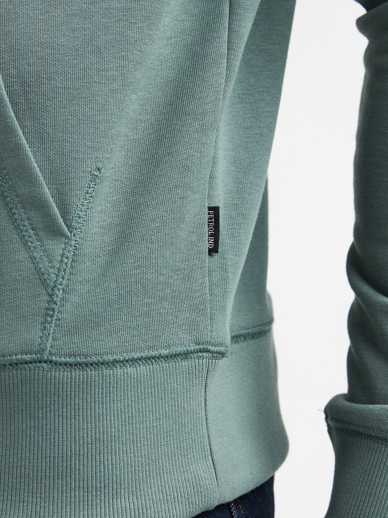 Petrol Industries Men Sweater Hooded Regular Fit Oil Green