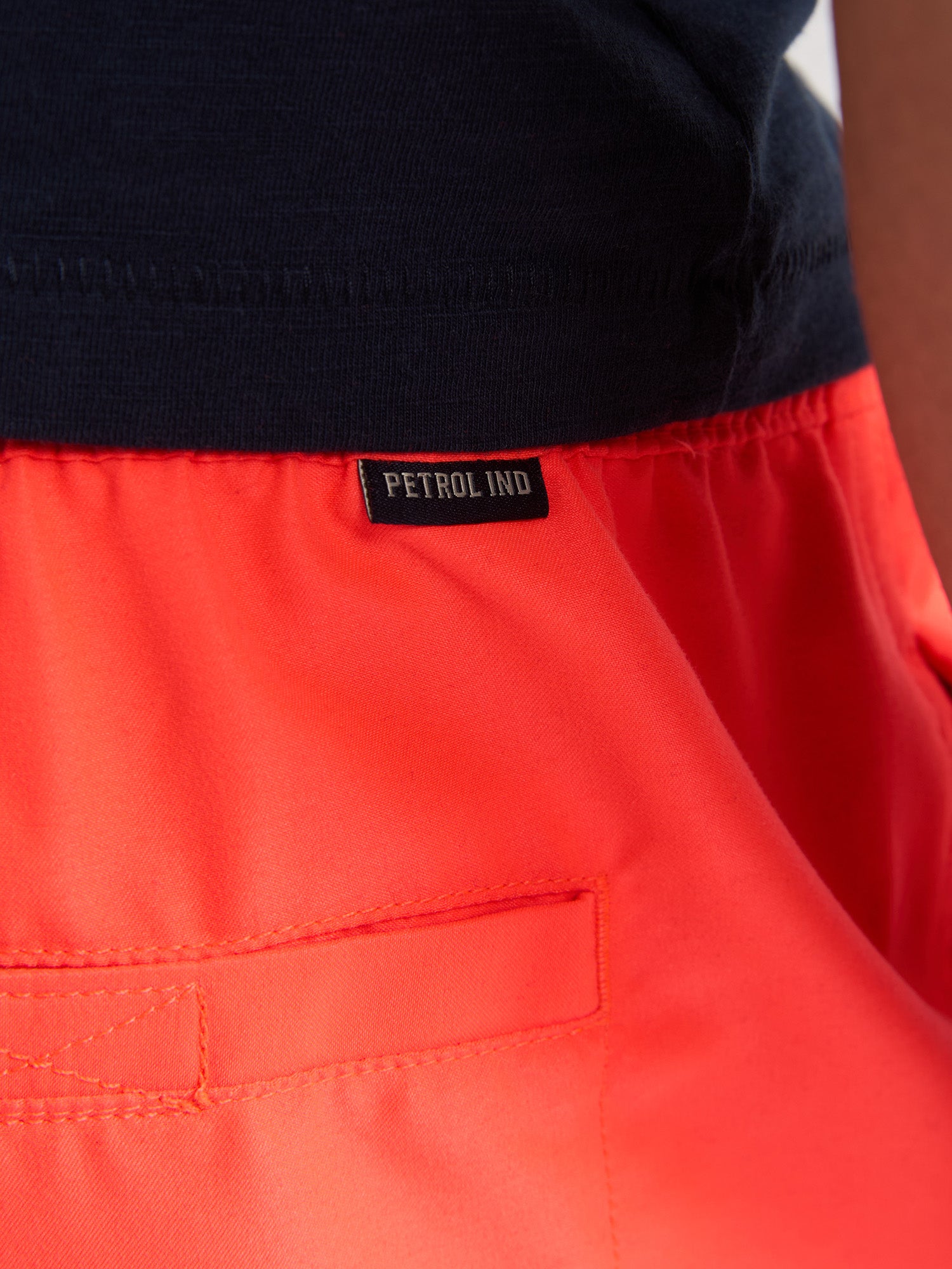 Petrol Industries Men Swimshort Regular Fit Fiery Coral