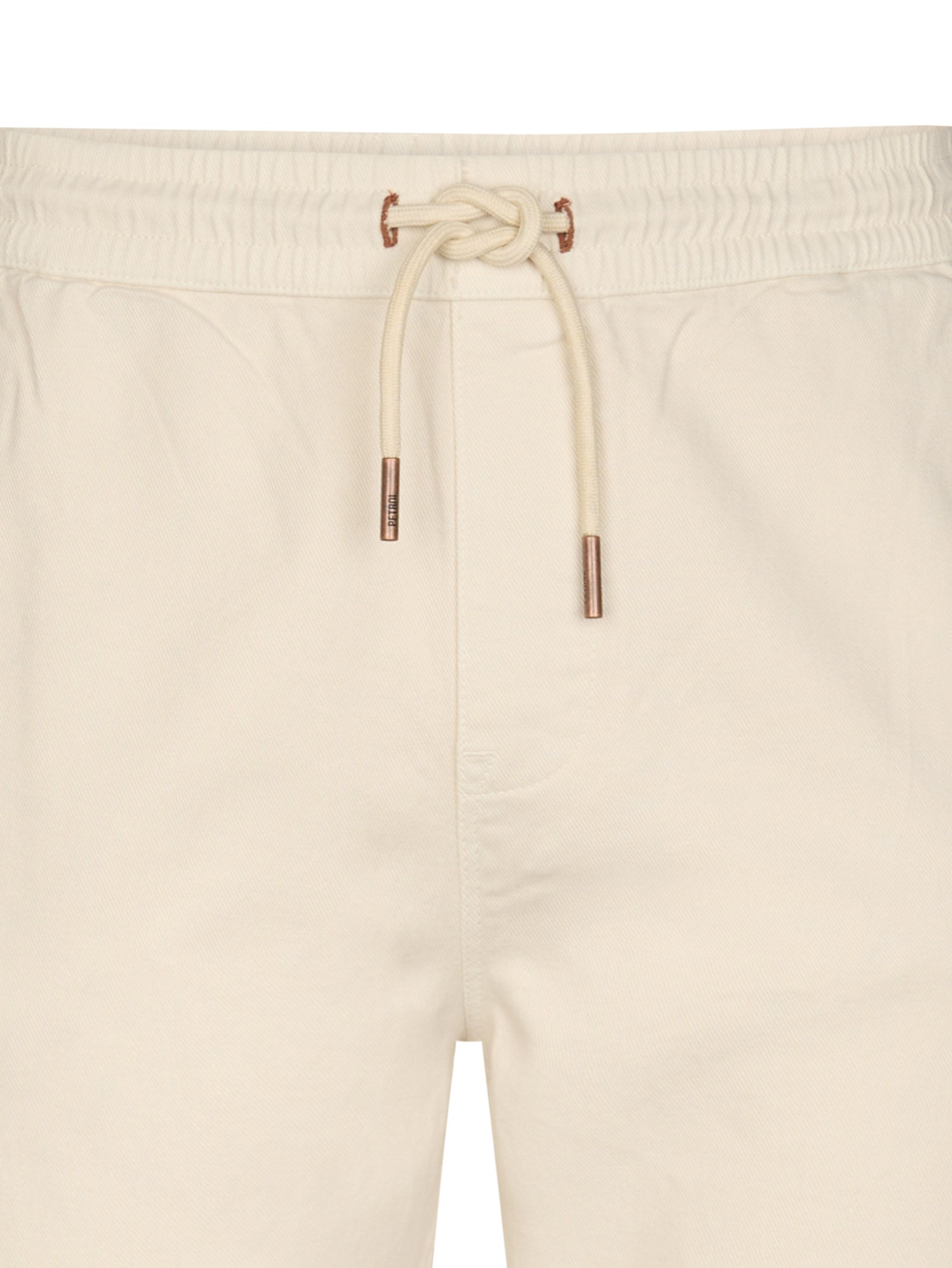 Petrol Industries Men Non Denim Trouser Tapered Fit Elastic Waistband Seashell