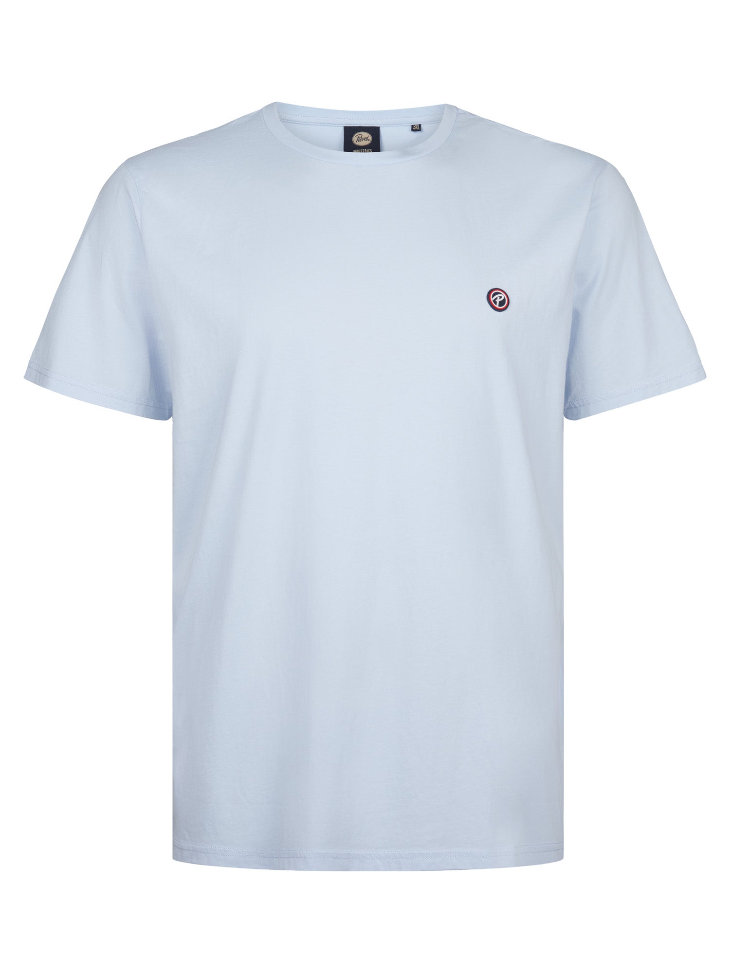 Petrol Industries Men T-Shirt Short Sleeve Regular Plus Fit Sky