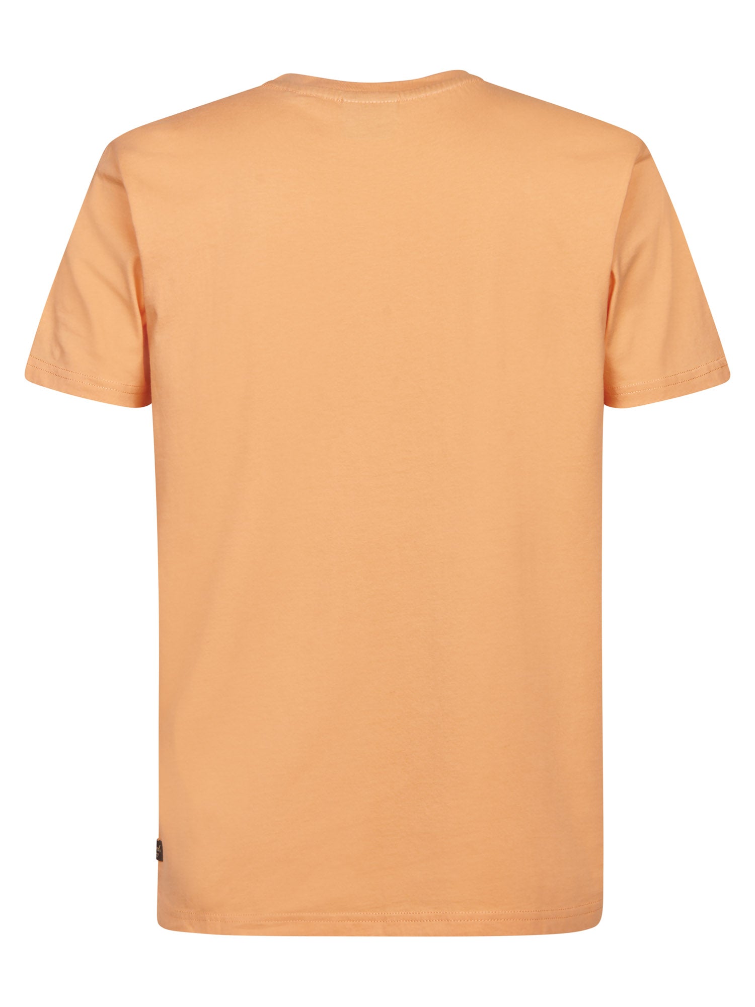 Petrol Industries Men T-Shirt Short Sleeve Classic Print Regular Fit Tropical Orange