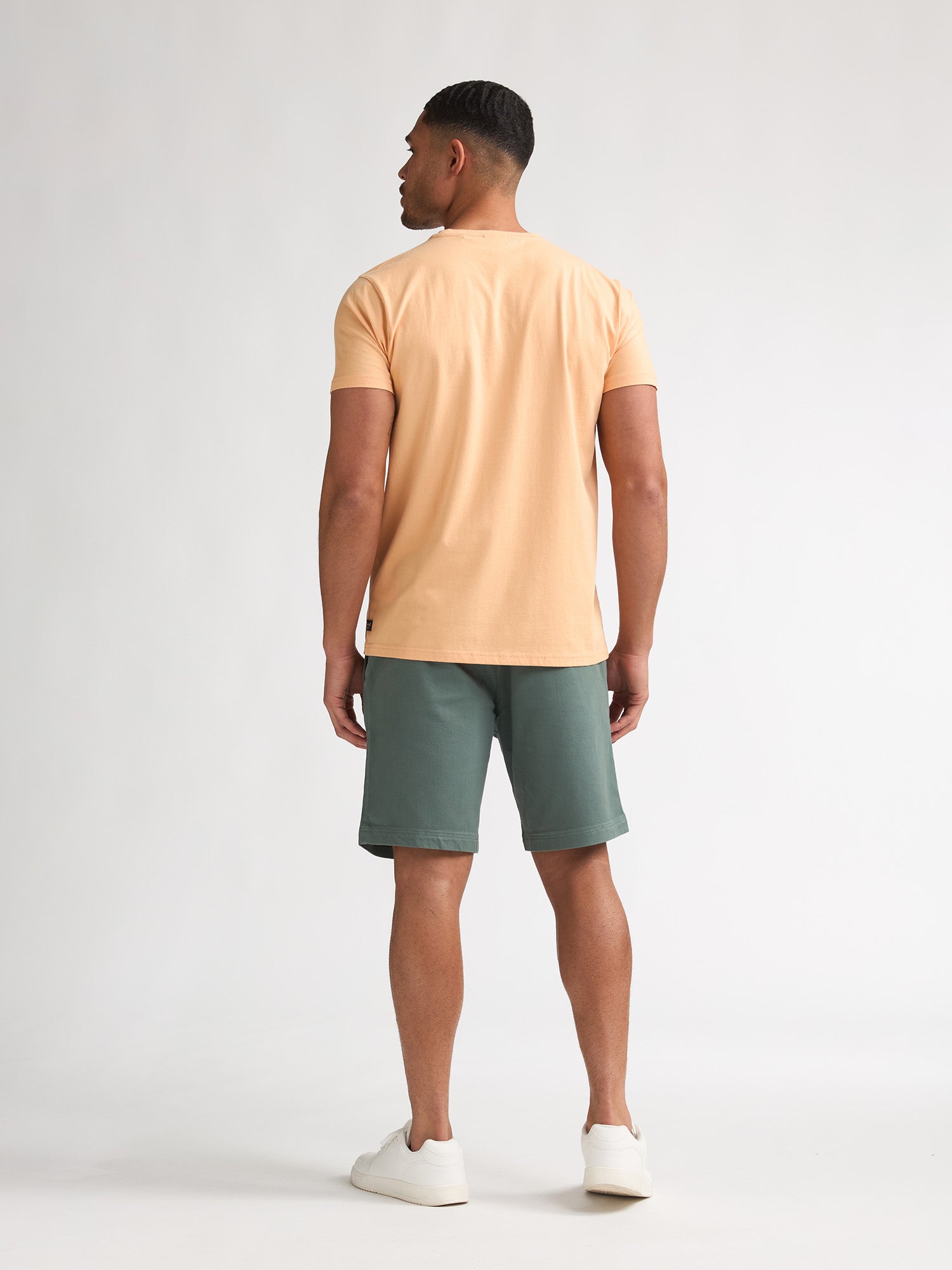 Petrol Industries Men T-Shirt Short Sleeve Classic Print Regular Fit Tropical Orange
