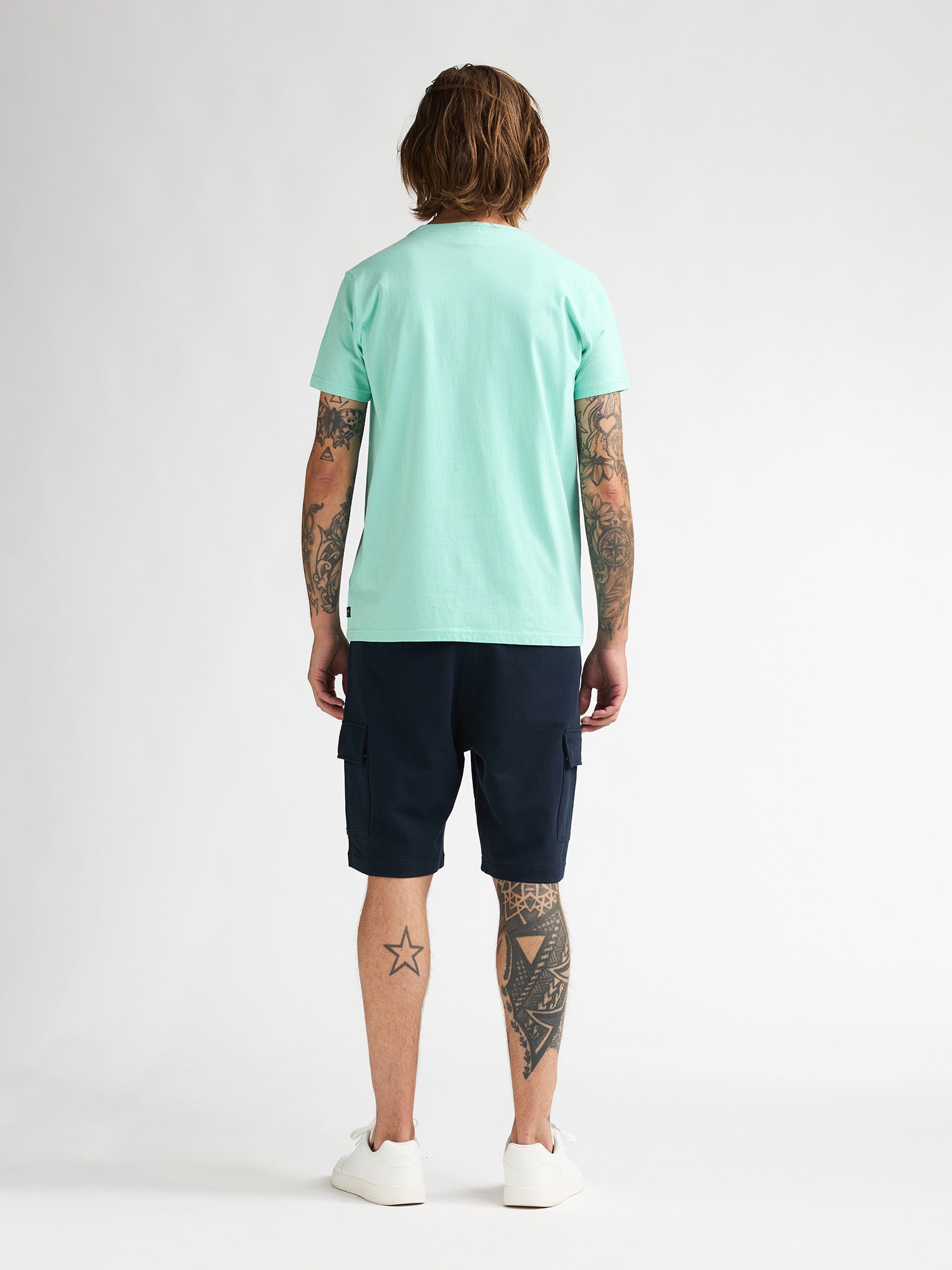 Petrol Industries Men T-Shirt Short Sleeve Classic Print Regular Fit Green Aqua