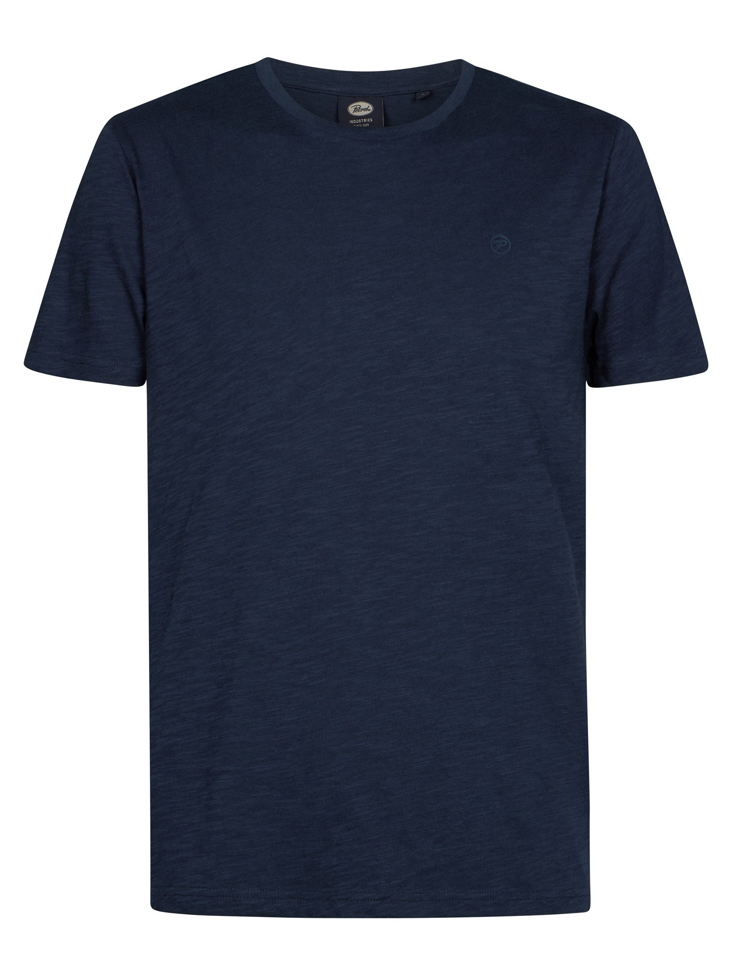 Petrol Industries Men T-Shirt Short Sleeve Regular Fit Navy Blue