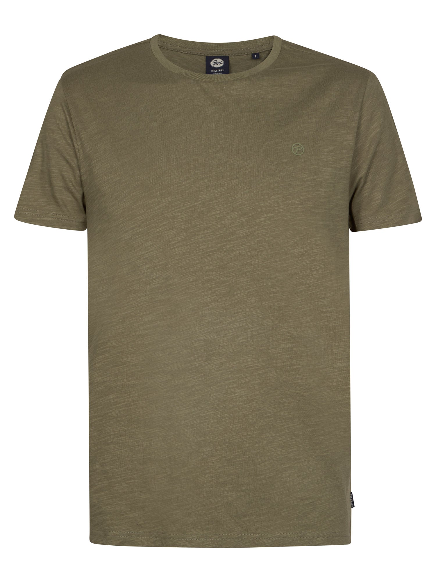 Petrol Industries Men T-Shirt Short Sleeve Regular Fit Dusty Army