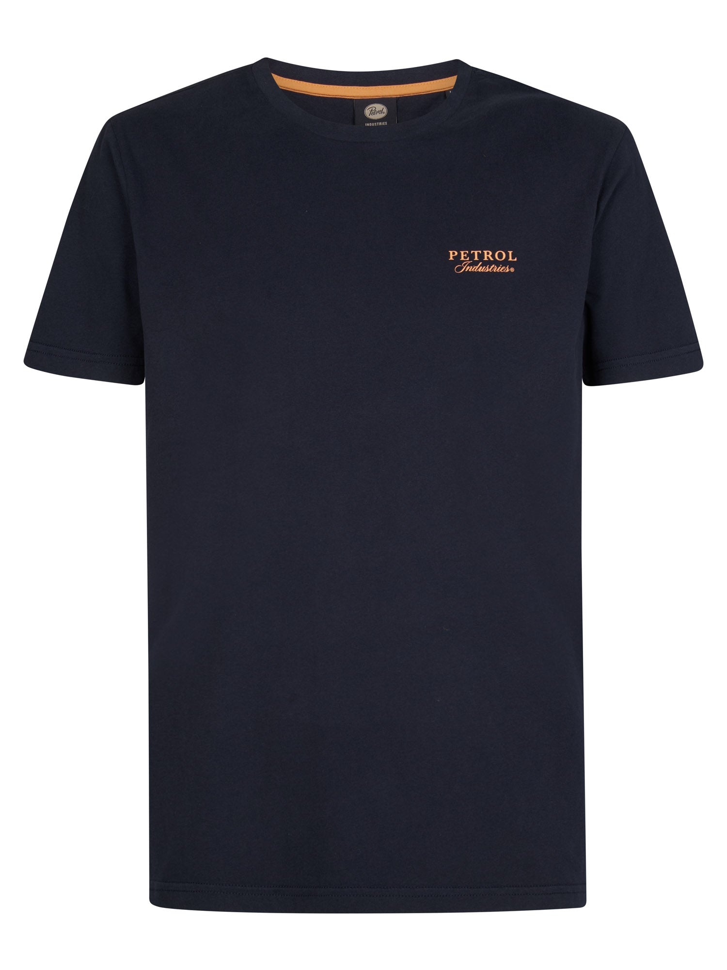 Petrol Industries Men T-Shirt Short Sleeve Classic Print Regular Fit Navy Blue