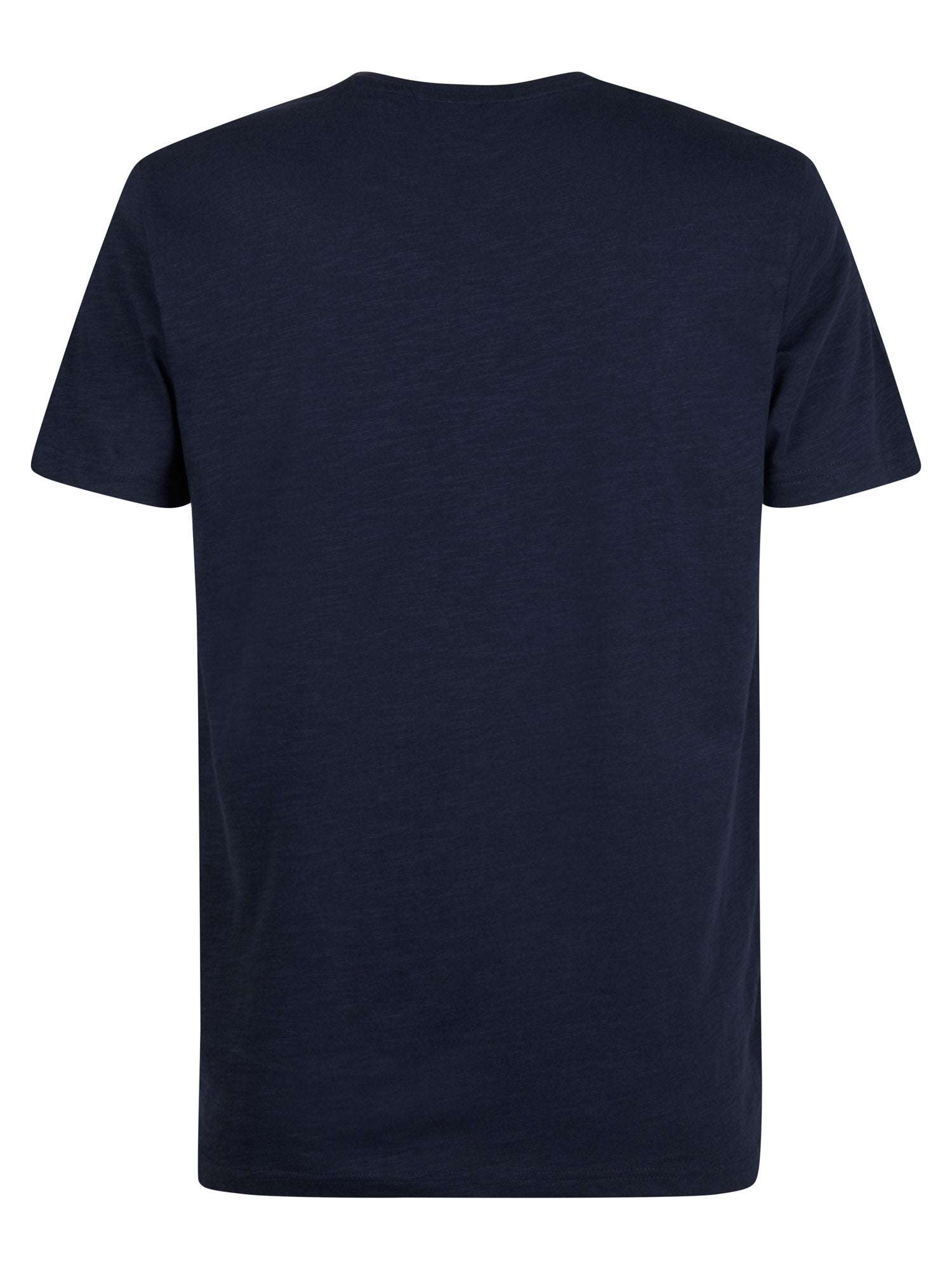 Petrol Industries Men T-Shirt Short Sleeve Classic Print Regular Fit Navy Blue