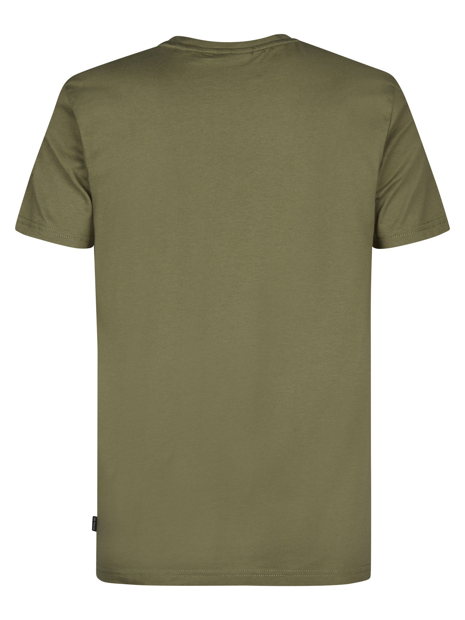 Petrol Industries Men T-Shirt Short Sleeve Classic Print Regular Fit Dusty Army