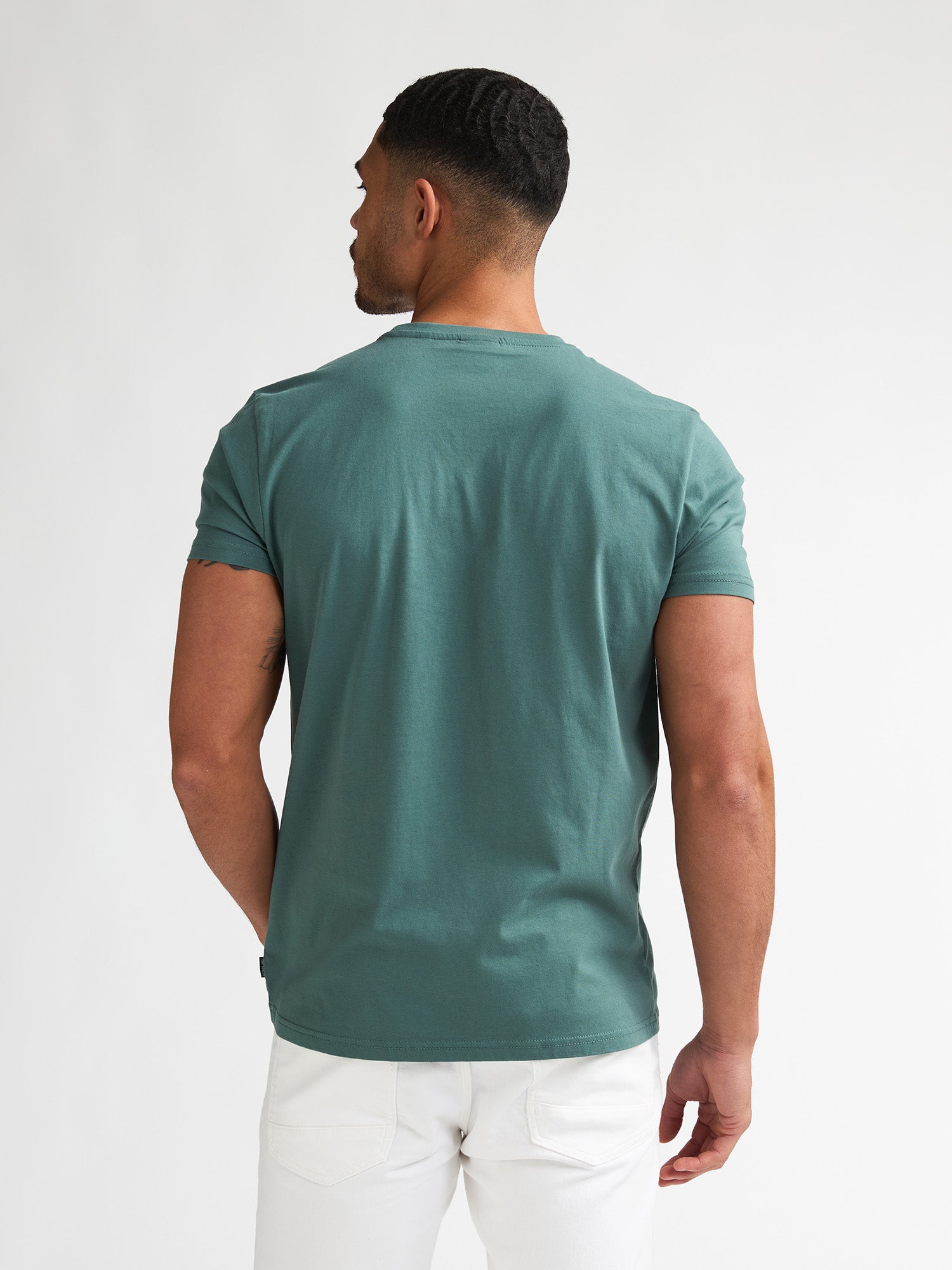 Petrol Industries Men T-Shirt Short Sleeve Classic Print Regular Fit Oil Green