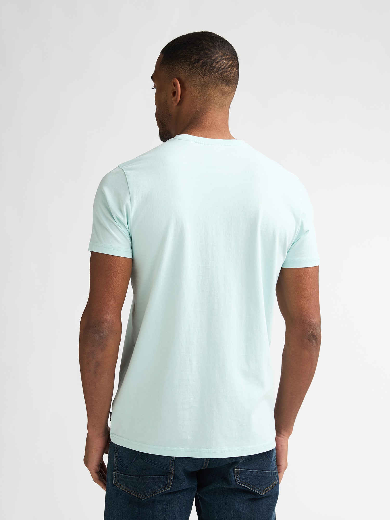 Petrol Industries Men T-Shirt Short Sleeve Classic Print Regular Fit Cool Mint