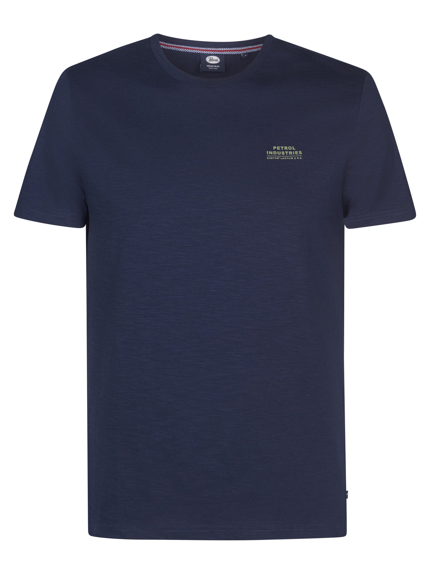 Petrol Industries Men T-Shirt Short Sleeve Regular Fit Navy Blue