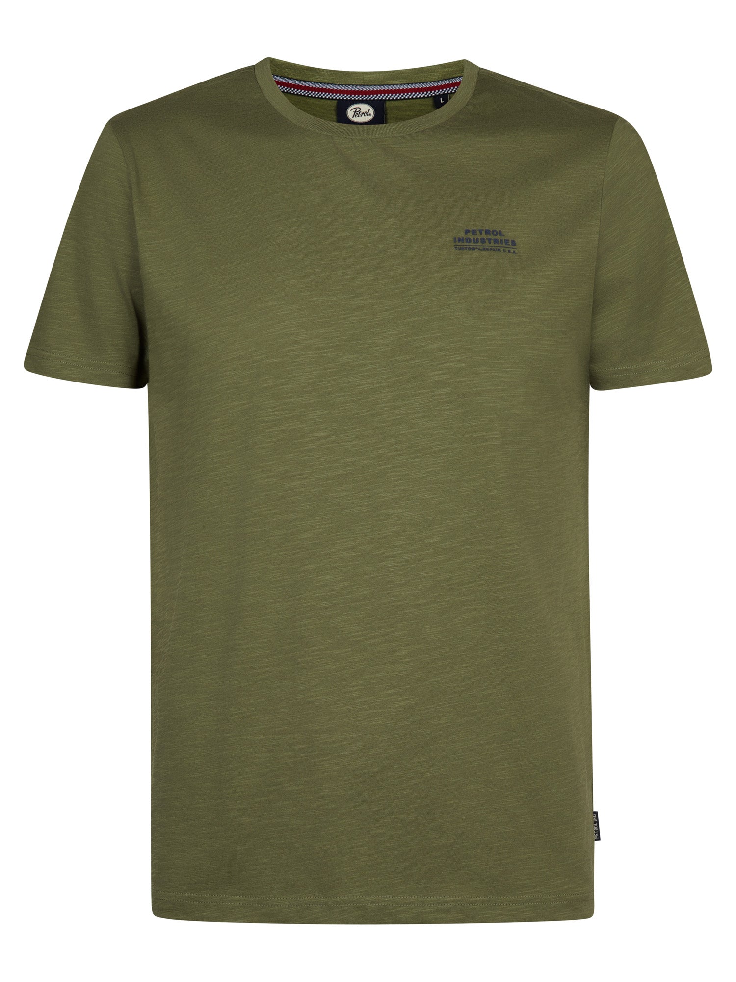 Petrol Industries Men T-Shirt Short Sleeve Regular Fit Dusty Army
