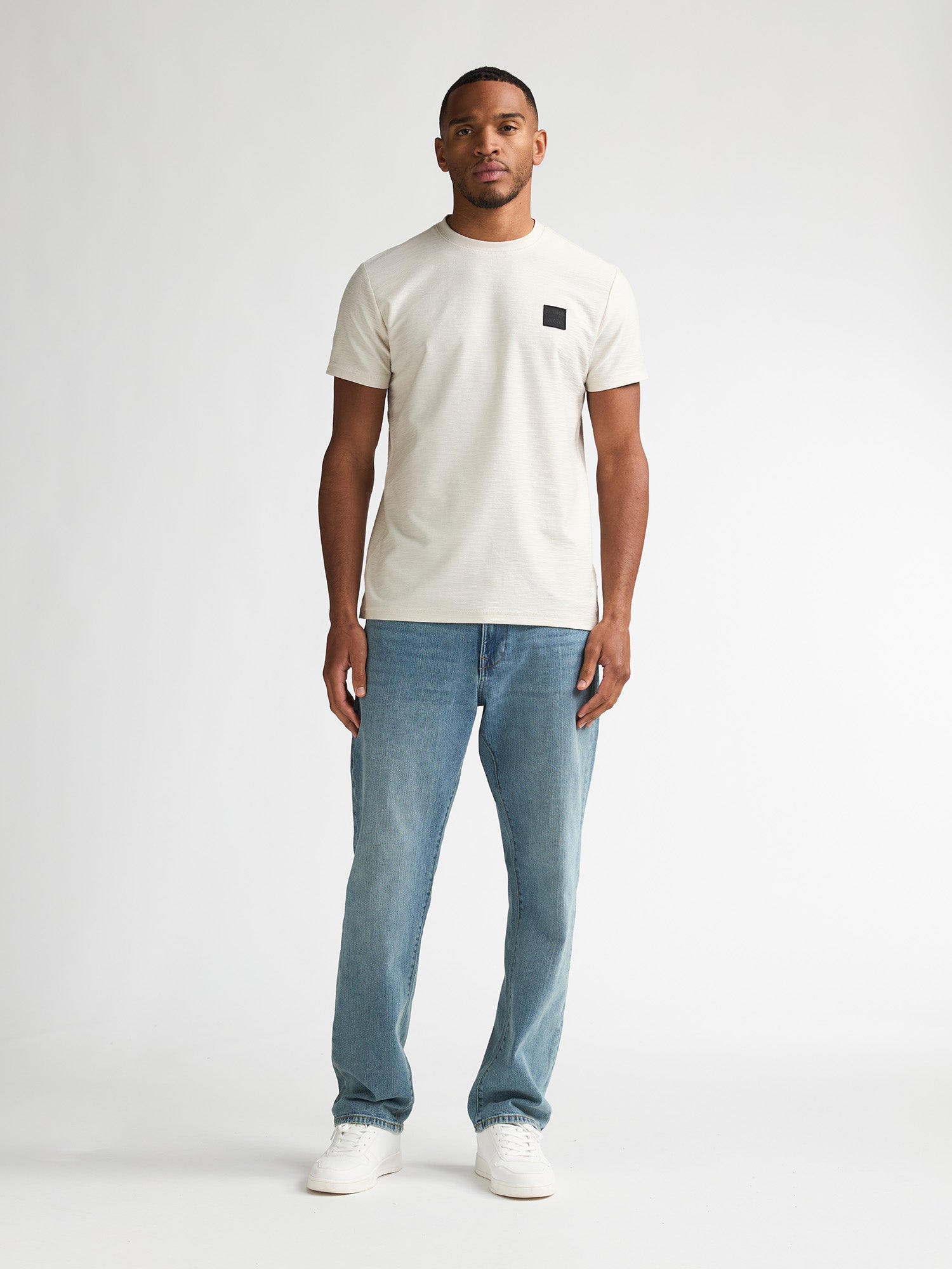 Petrol Industries Men T-Shirt Short Sleeve Regular Fit Seashell