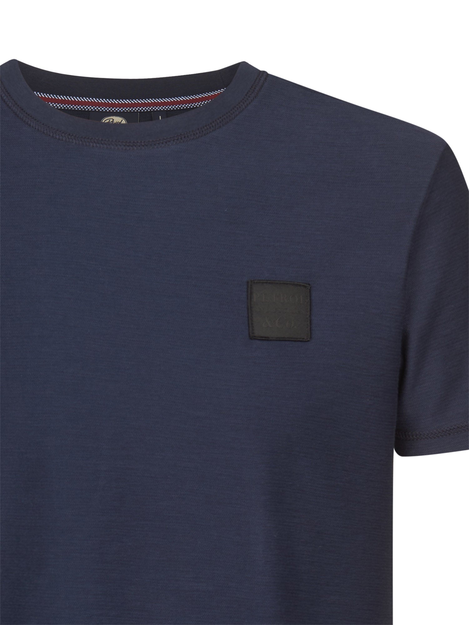 Petrol Industries Men T-Shirt Short Sleeve Regular Fit Navy Blue