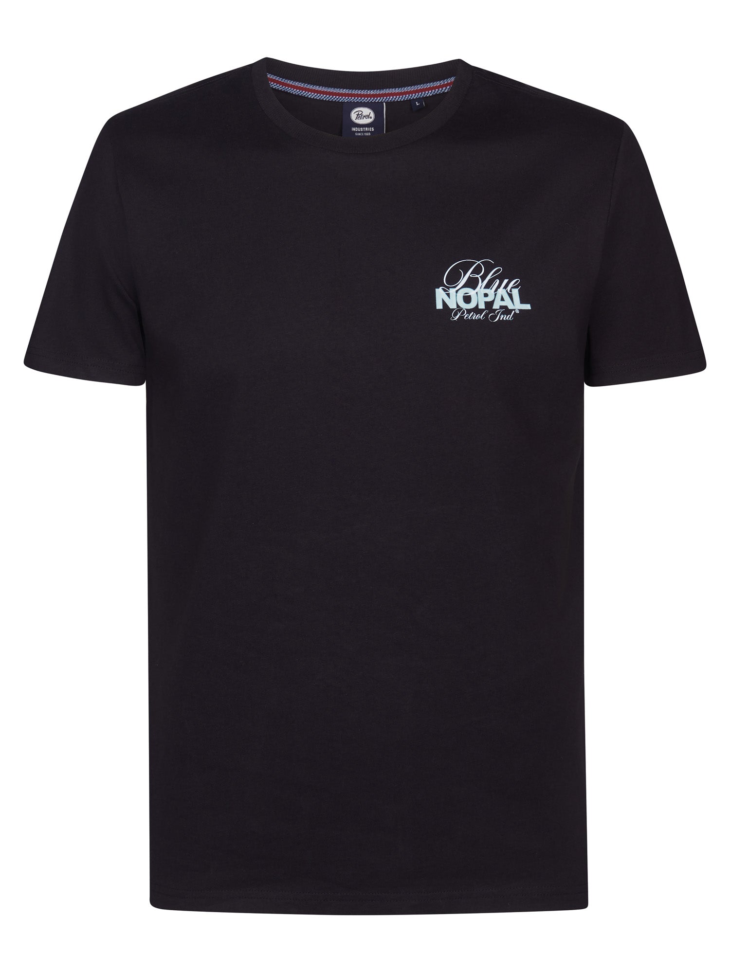 Petrol Industries Men T-Shirt Short Sleeve Regular Fit Black
