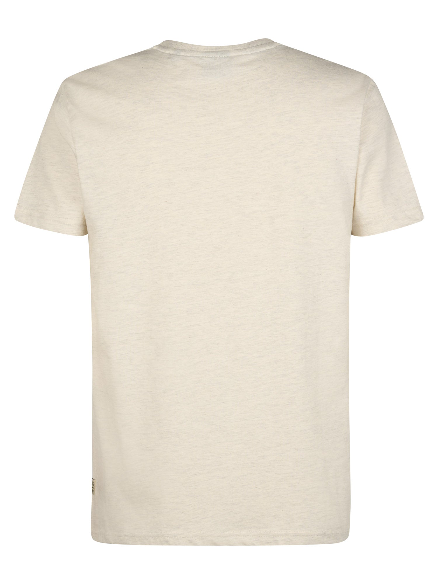 Petrol Industries Men T-Shirt Short Sleeve Regular Fit Antique White Melee
