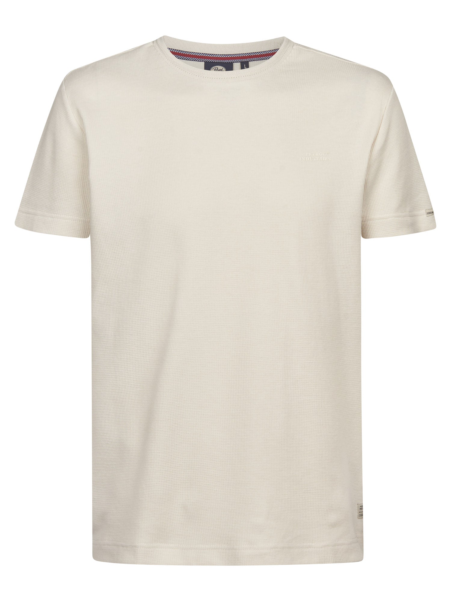 Petrol Industries Men T-Shirt Short Sleeve Regular Fit Seashell