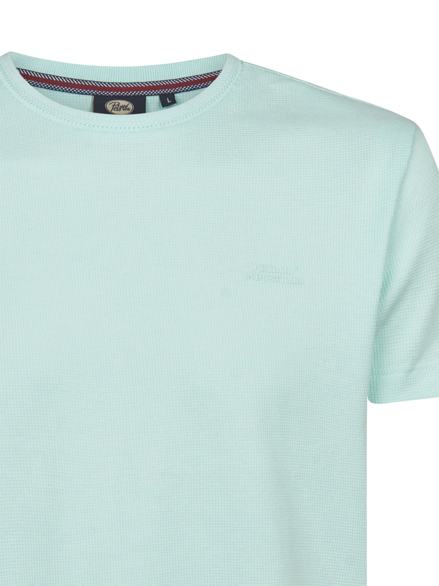 Petrol Industries Men T-Shirt Short Sleeve Regular Fit Cool Mint