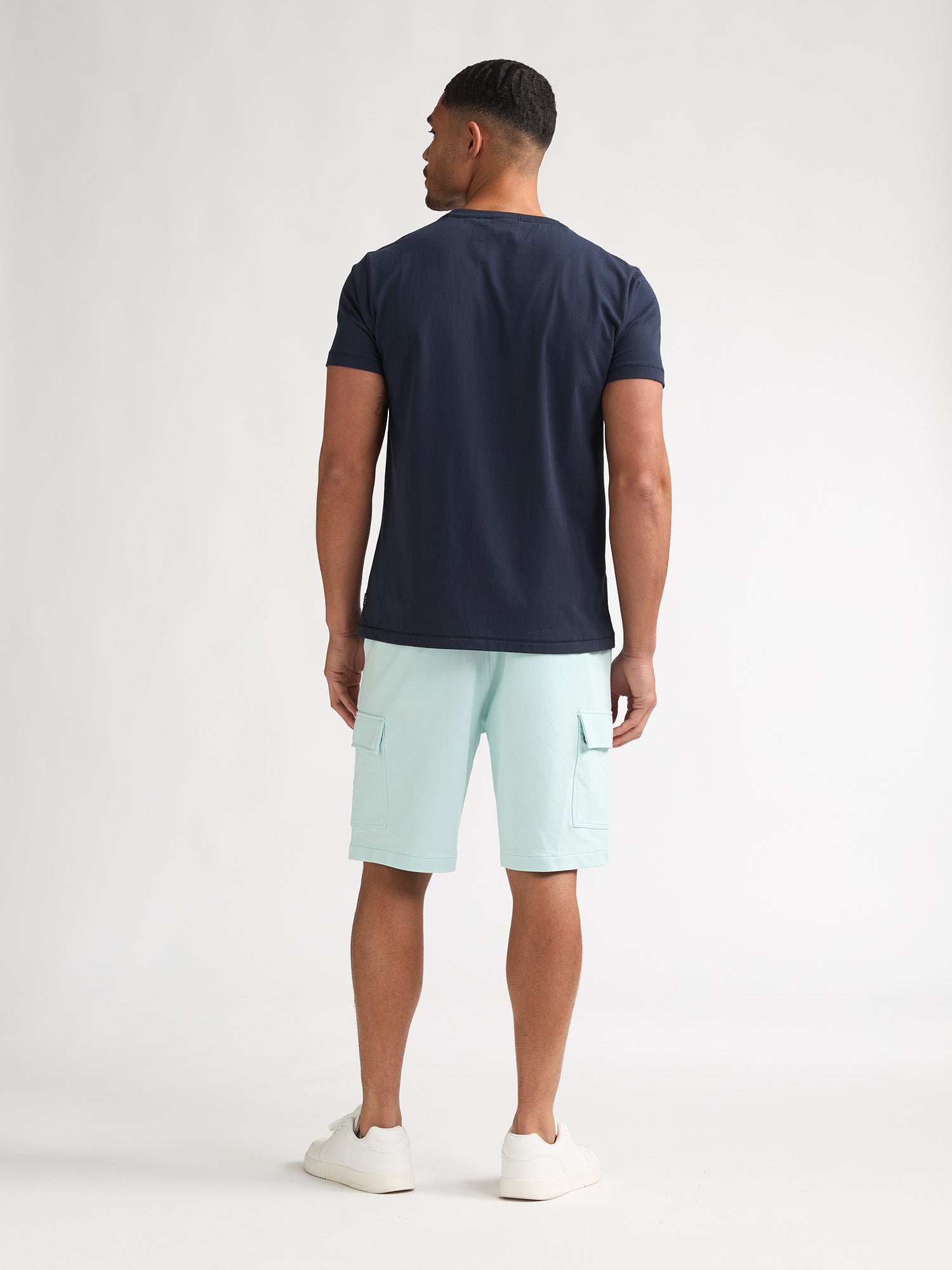 Petrol Industries Men T-Shirt Short Sleeve Regular Fit Navy Blue