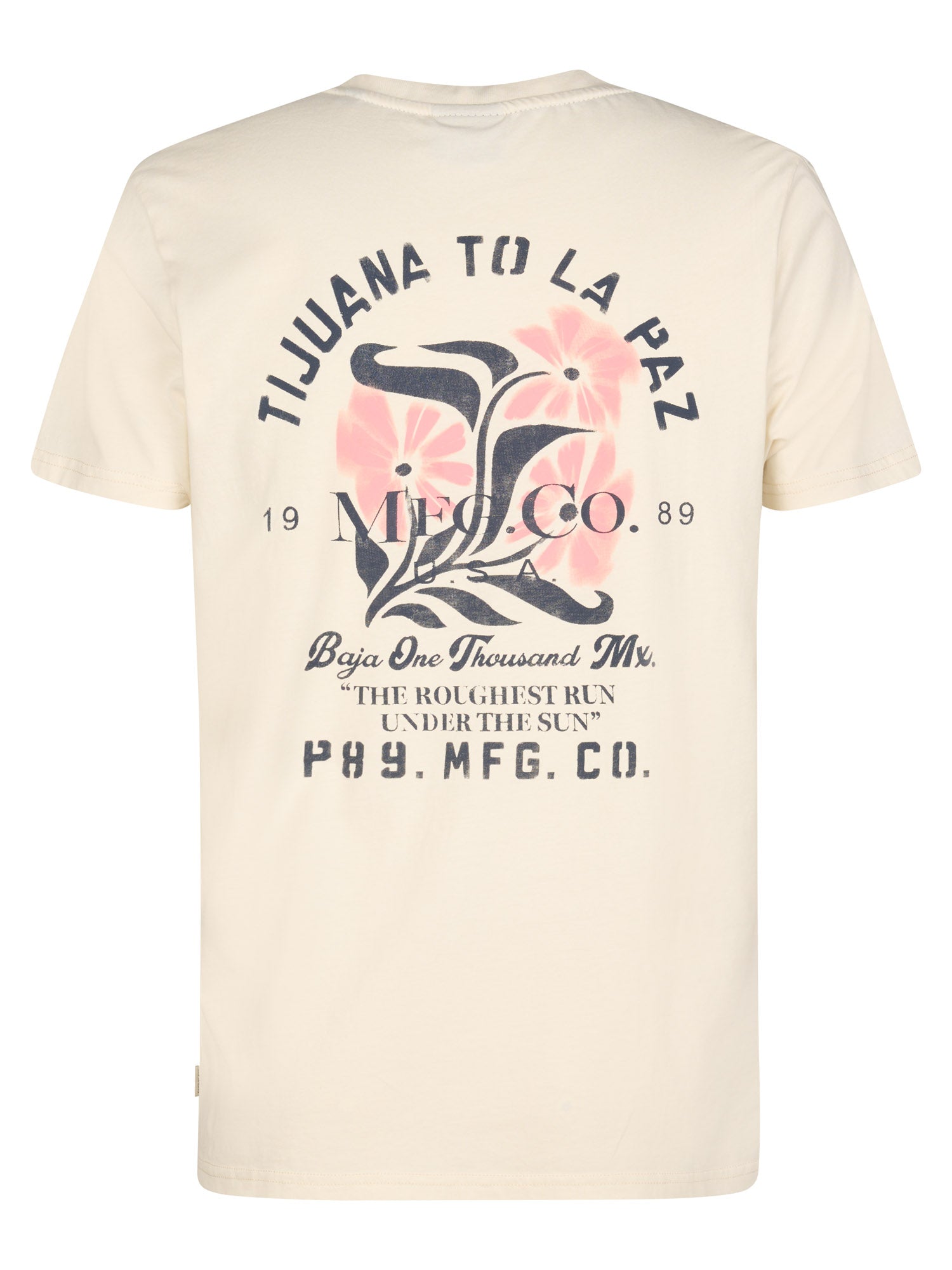 Petrol Industries Men T-Shirt Short Sleeve Classic Print Regular Fit Seashell