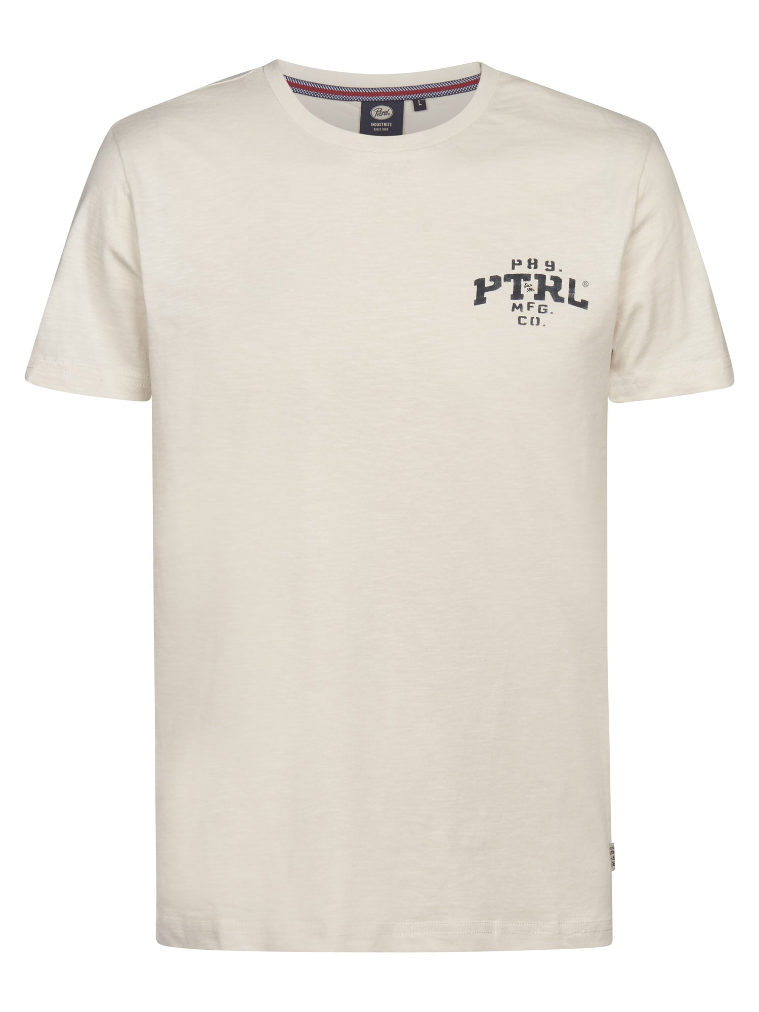 Petrol Industries Men T-Shirt Short Sleeve Classic Print Regular Fit Seashell