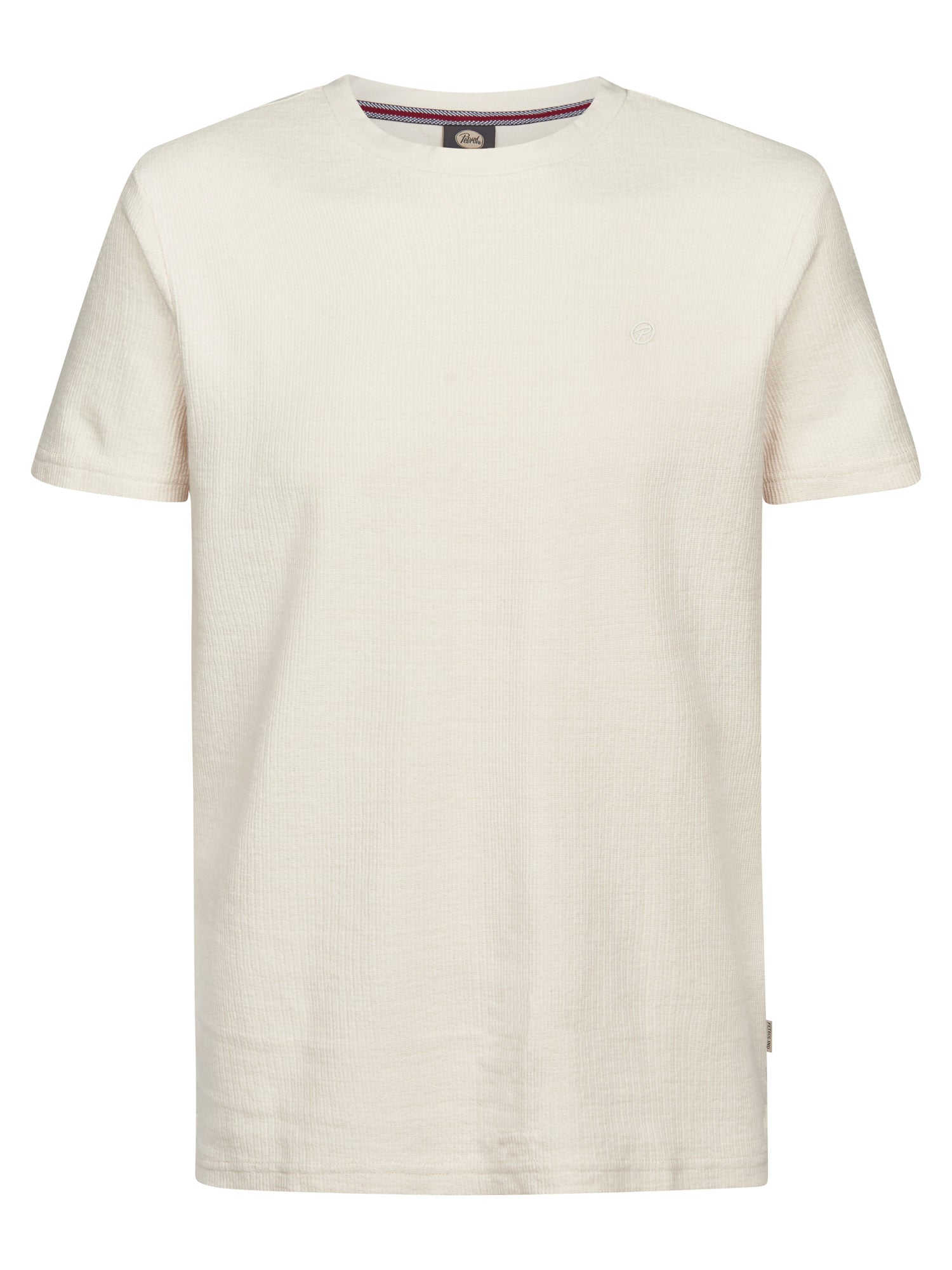 Petrol Industries Men T-Shirt Short Sleeve Regular Fit Seashell