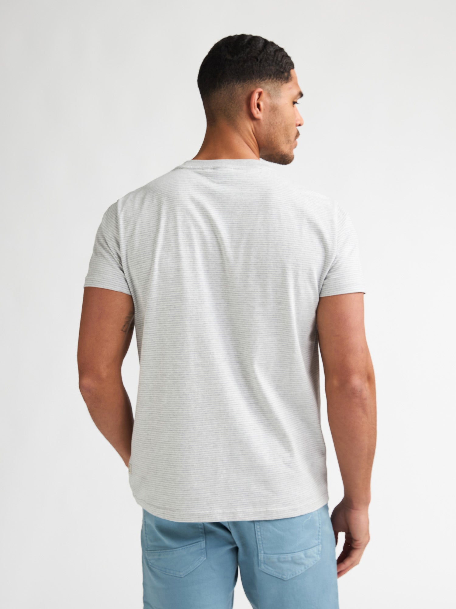 Petrol Industries Men T-Shirt Short Sleeve Regular Fit Antique White Melee