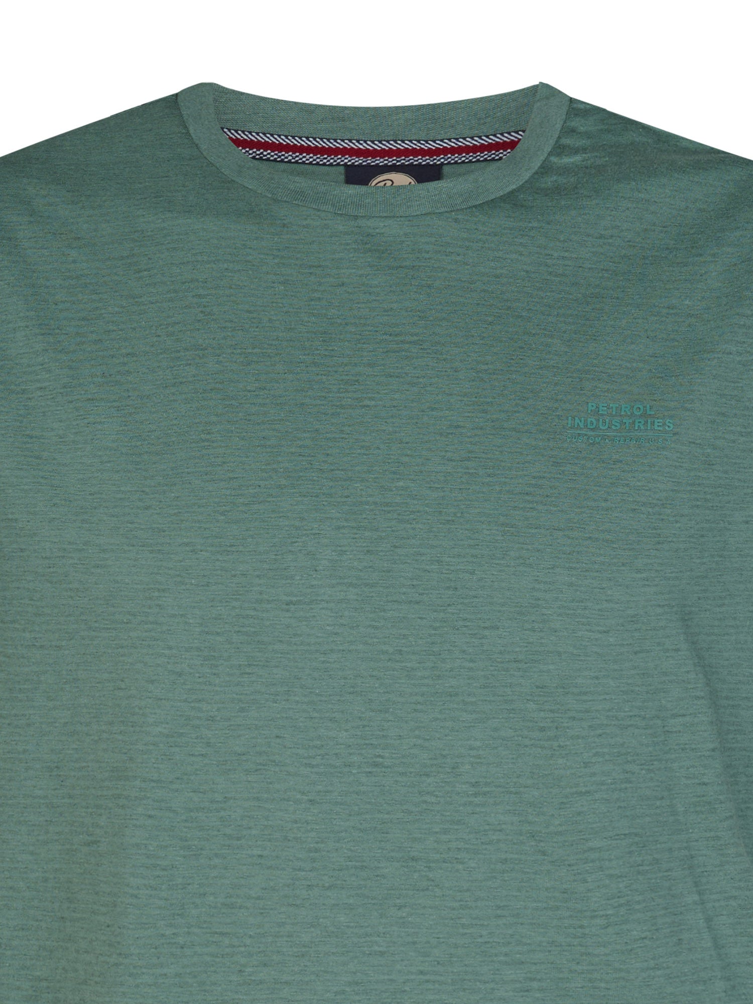 Petrol Industries Men T-Shirt Short Sleeve Regular Fit Oil Green