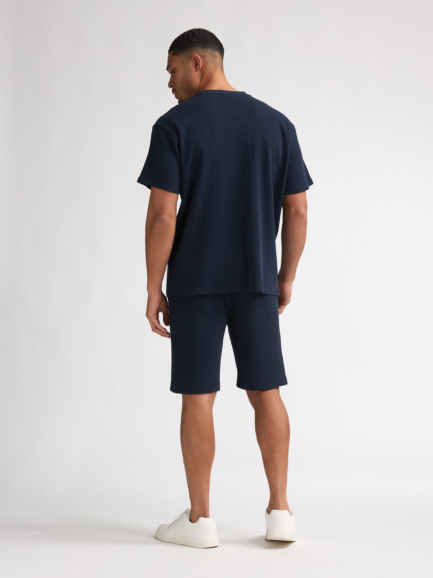 Petrol Industries Men T-Shirt Short Sleeve Relaxed Fit Navy Blue