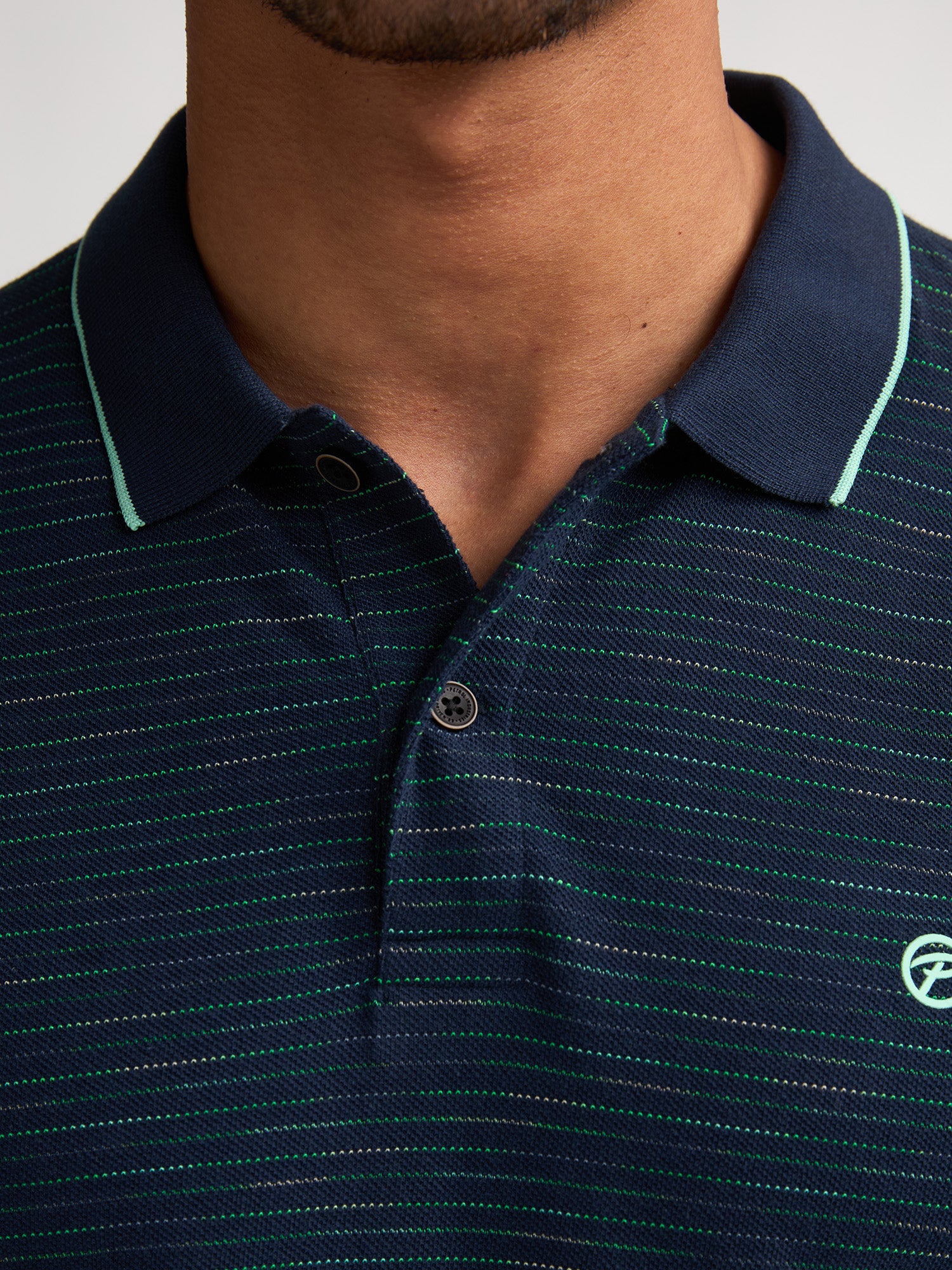 Petrol Industries Men Polo Short Sleeve Regular Fit Navy Blue