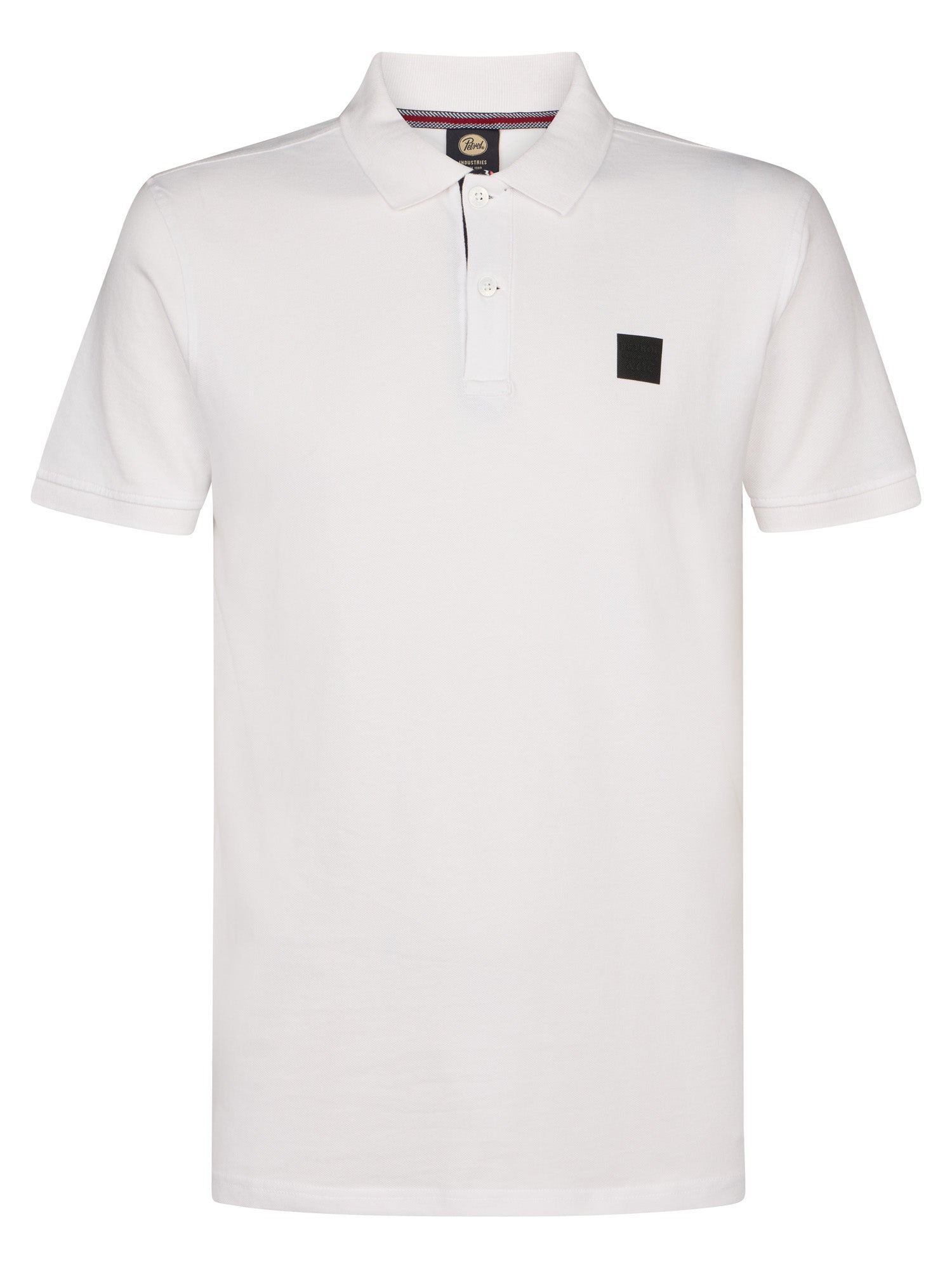 Petrol Industries Men Polo Short Sleeve Regular Fit Bright White