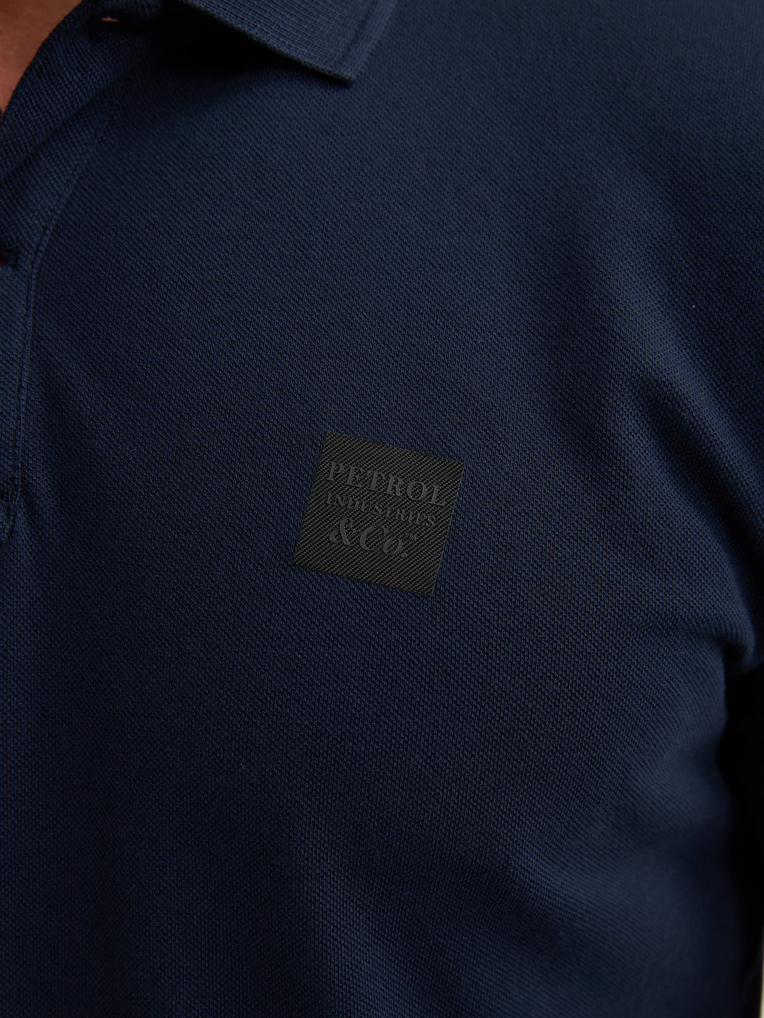 Petrol Industries Men Polo Short Sleeve Regular Fit Navy Blue