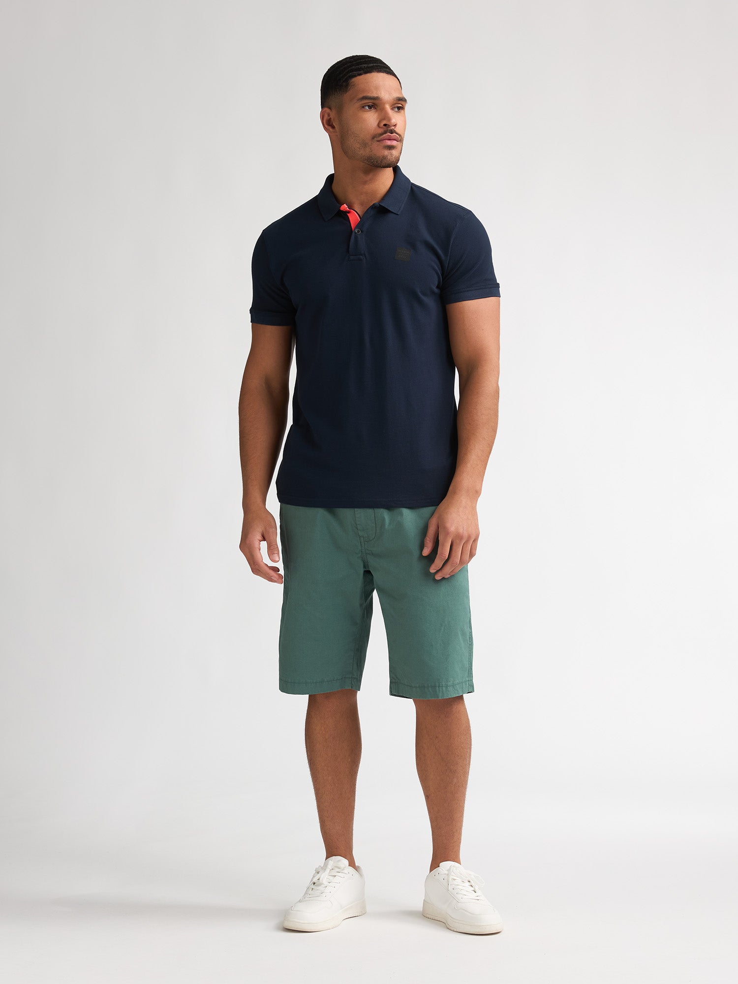 Petrol Industries Men Polo Short Sleeve Regular Fit Navy Blue