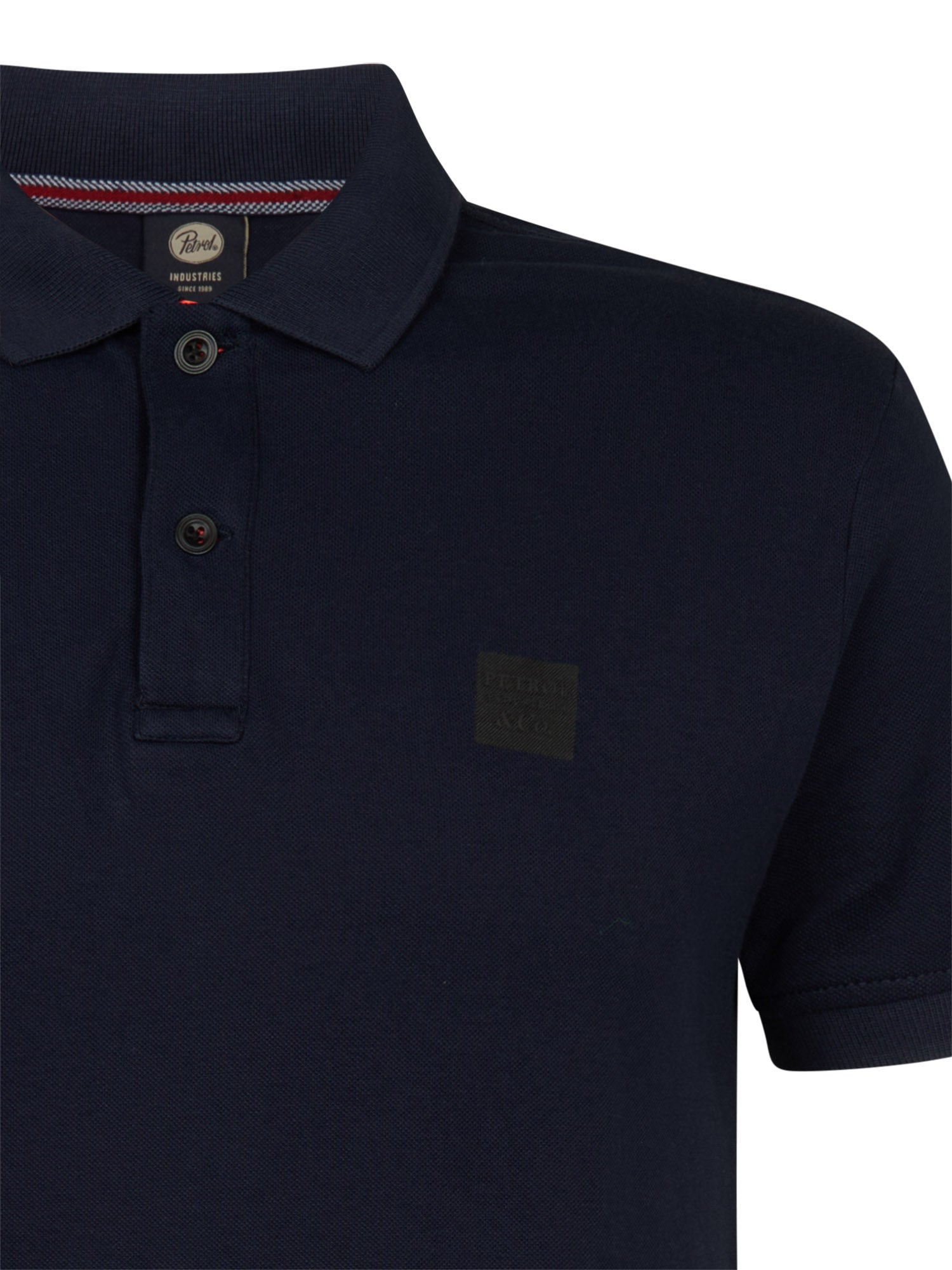 Petrol Industries Men Polo Short Sleeve Regular Fit Navy Blue