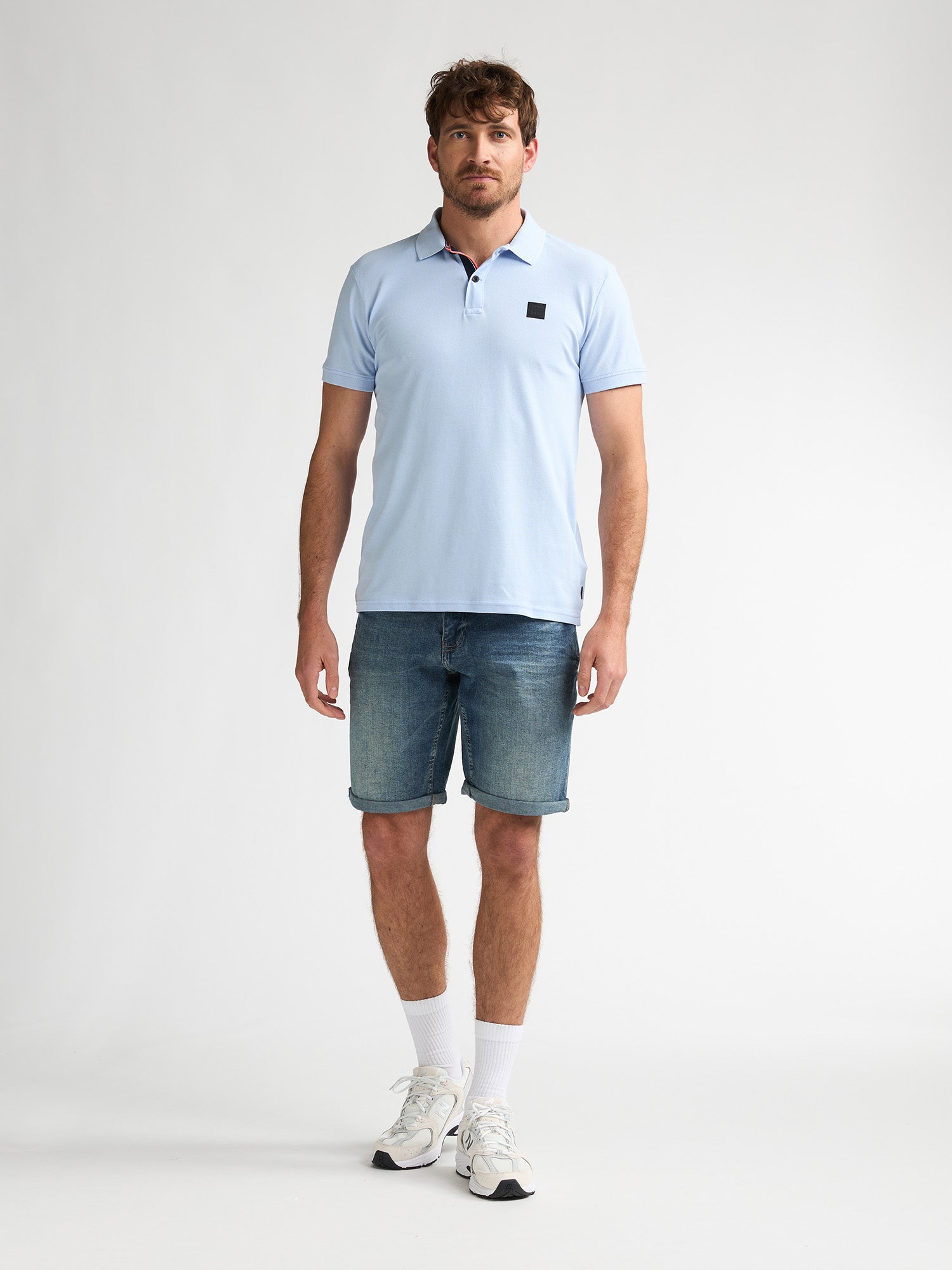 Petrol Industries Men Polo Short Sleeve Regular Fit Sky