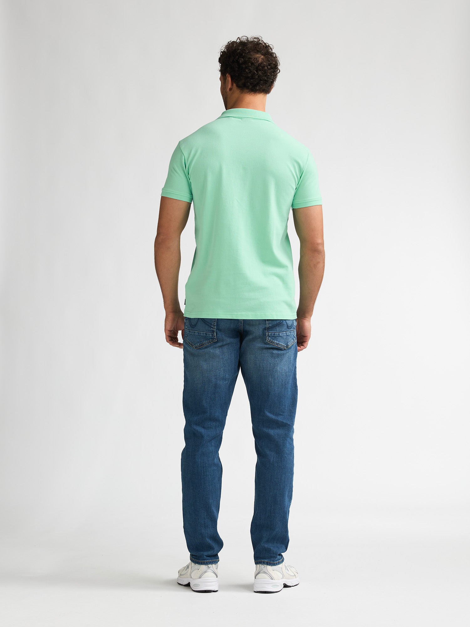 Petrol Industries Men Polo Short Sleeve Regular Fit Green Aqua