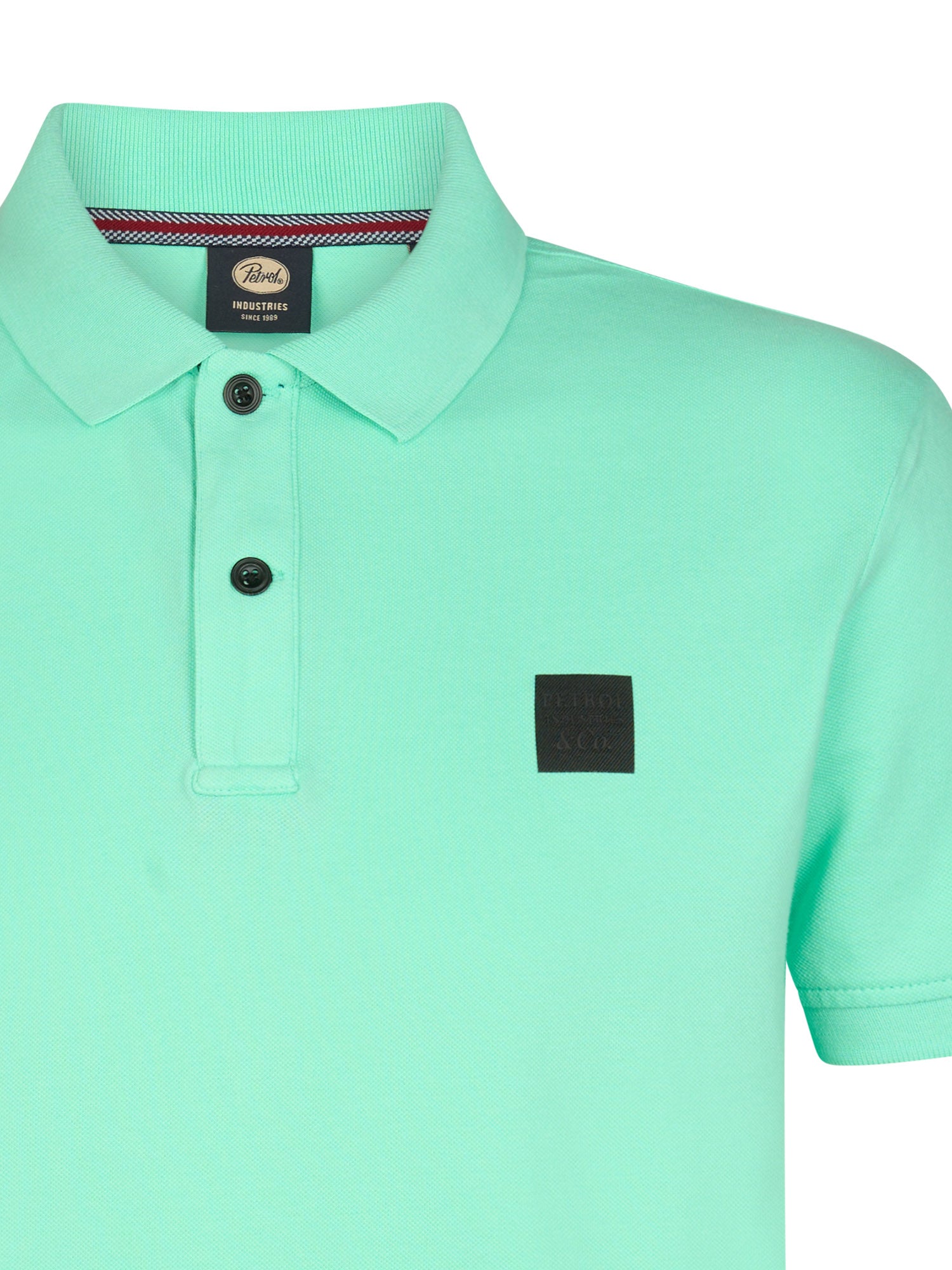 Petrol Industries Men Polo Short Sleeve Regular Fit Green Aqua