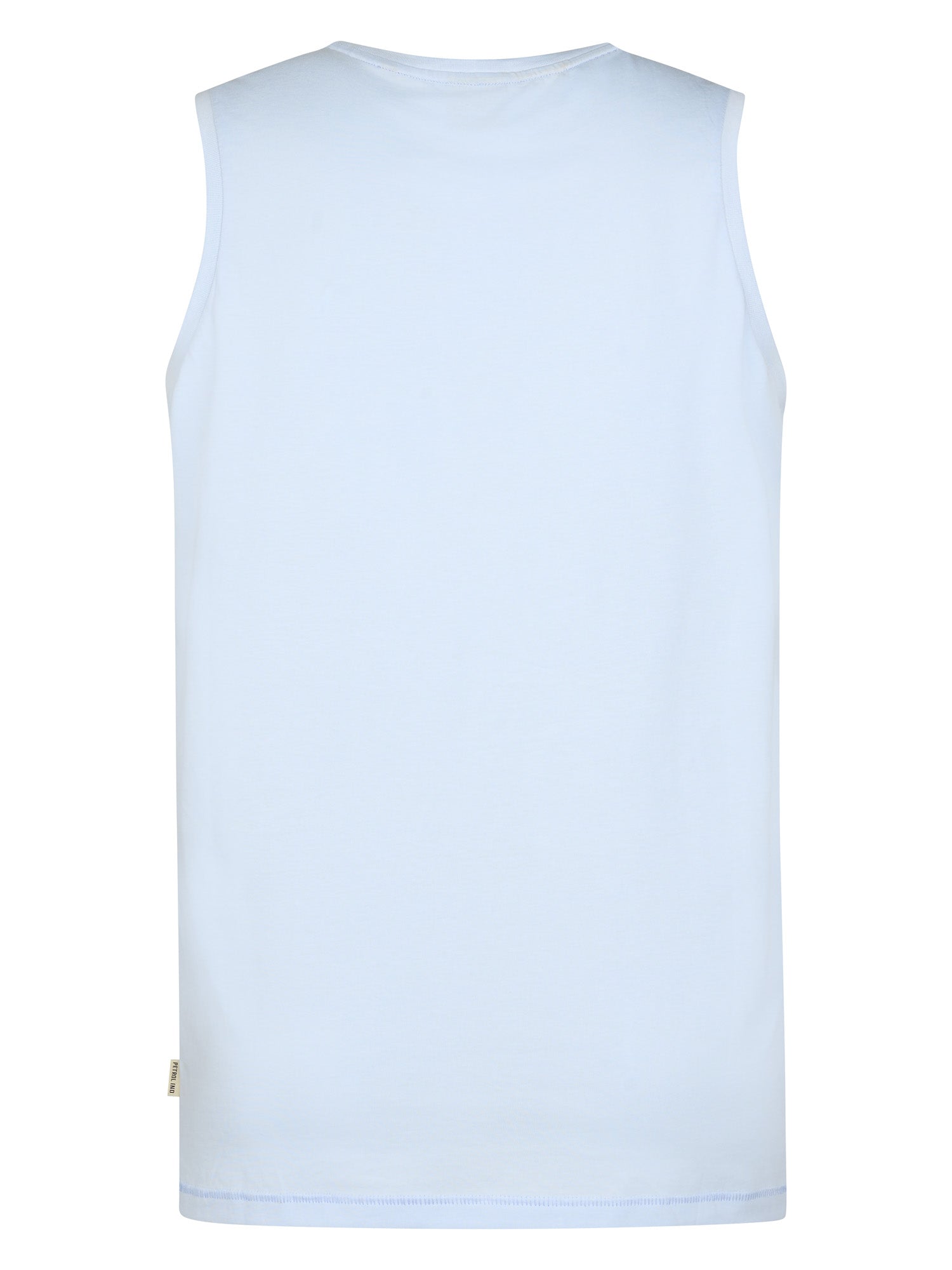 Petrol Industries Men Singlet Round Neck Regular Fit Sky