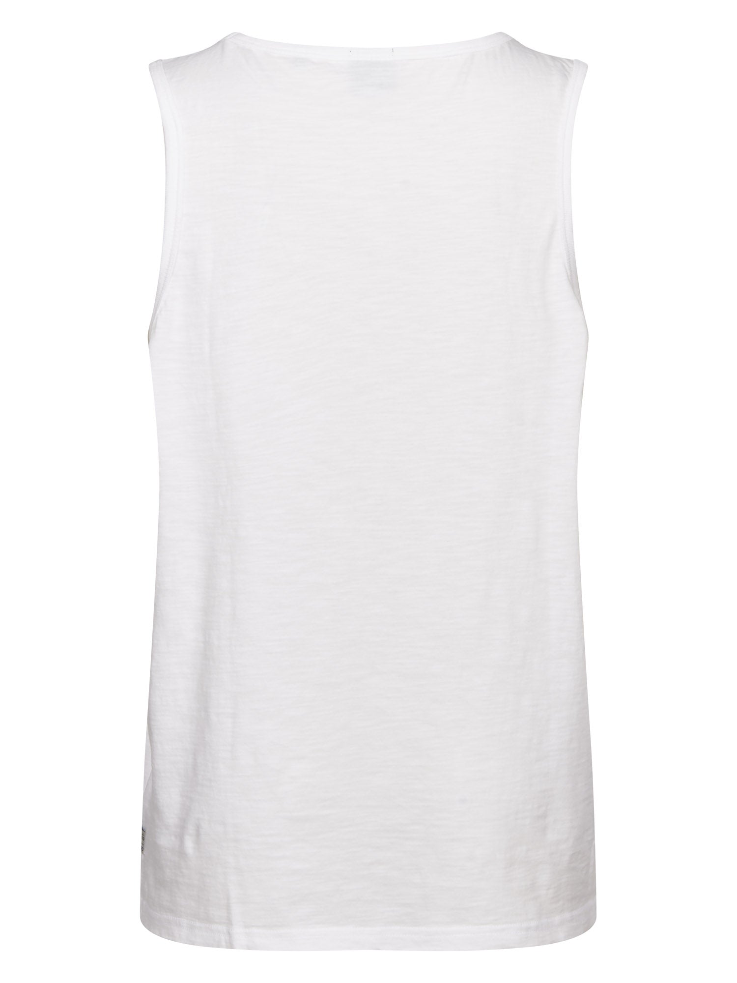 Petrol Industries Men Singlet Round Neck Relaxed Fit Bright White